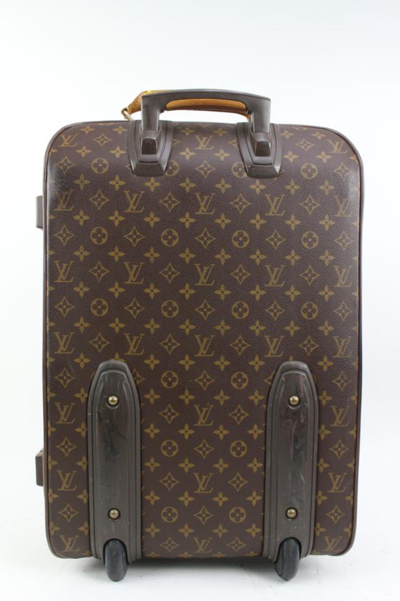 Louis Vuitton Monogram Pegase 55 Rolling Luggage Trolley Suitcase 25lv216s 5