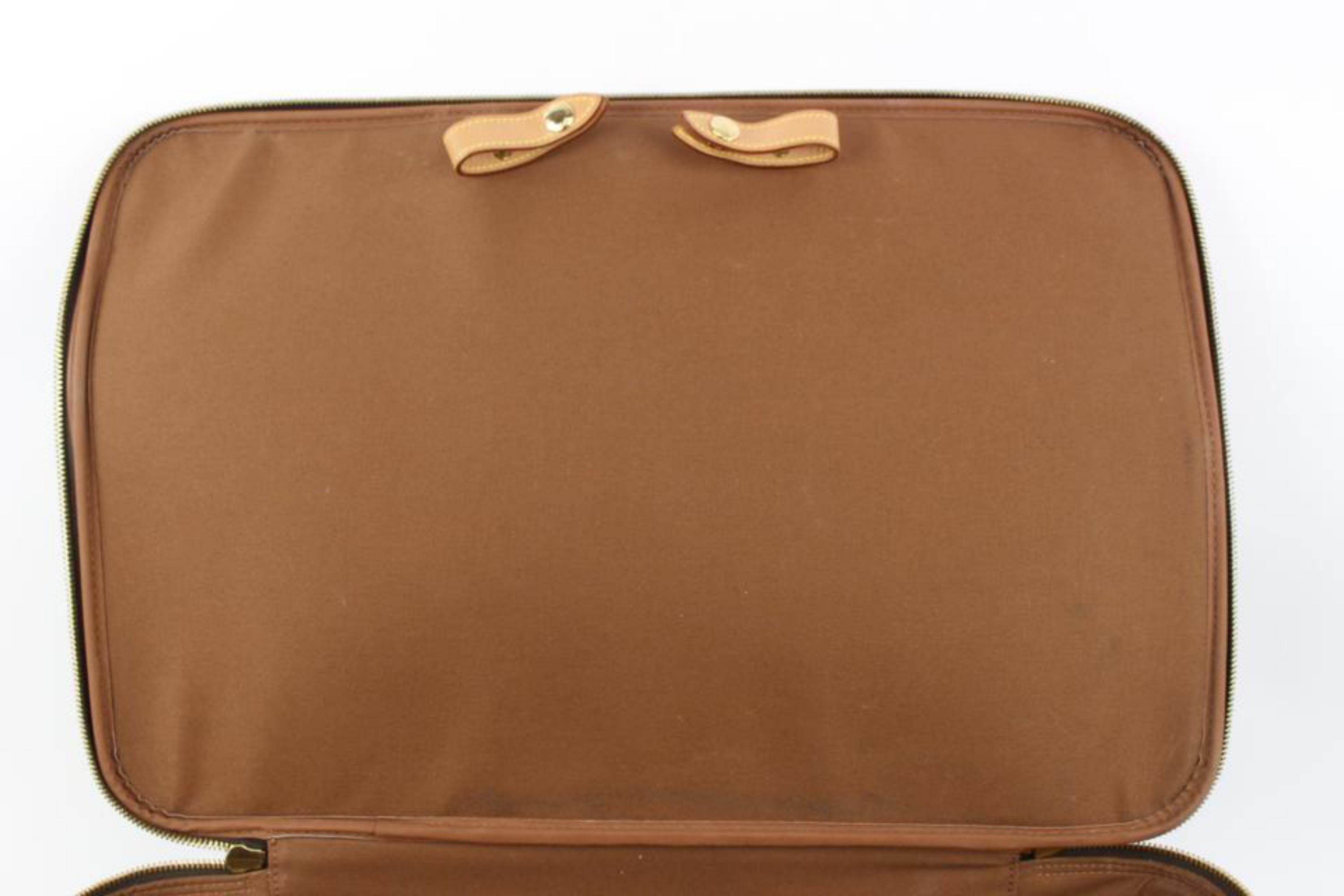 Women's or Men's Louis Vuitton Monogram Pegase 55 Rolling Luggage Trolley Suitcase 25lv216s