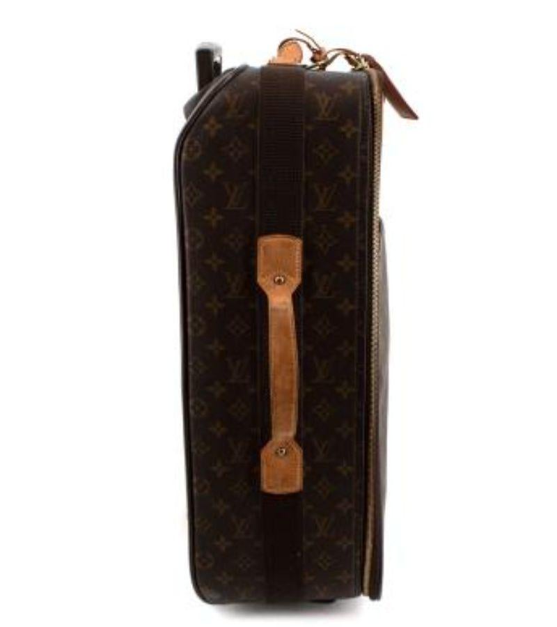 Women's or Men's Louis Vuitton Monogram Pegase Legere 55 Rolling Suitcase For Sale