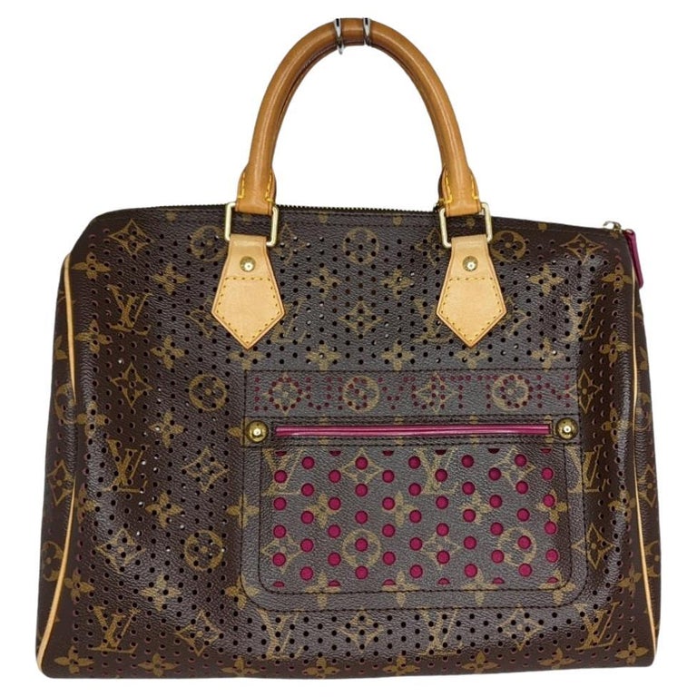 Louis Vuitton, Bags, Louis Vuitton Perforated Pochette Fuchsia