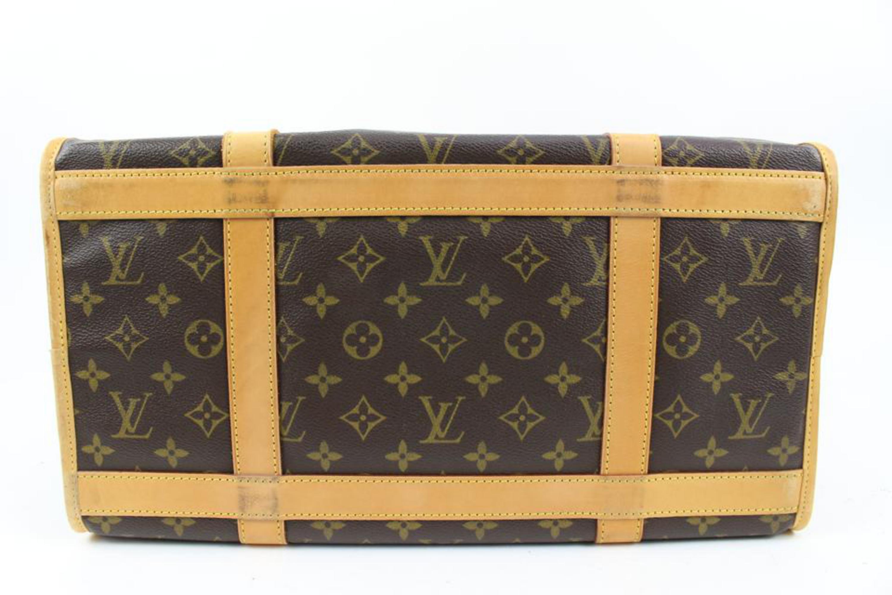 Louis Vuitton Monogram Pet Carrier 40 Sac Chien Dog Travel Bag 99lv215s 4