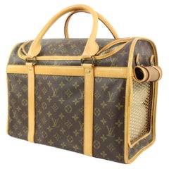 Louis Vuitton Monogram Pet Carrier 40 Sac Chien Dog Travel Bag 99lv215s