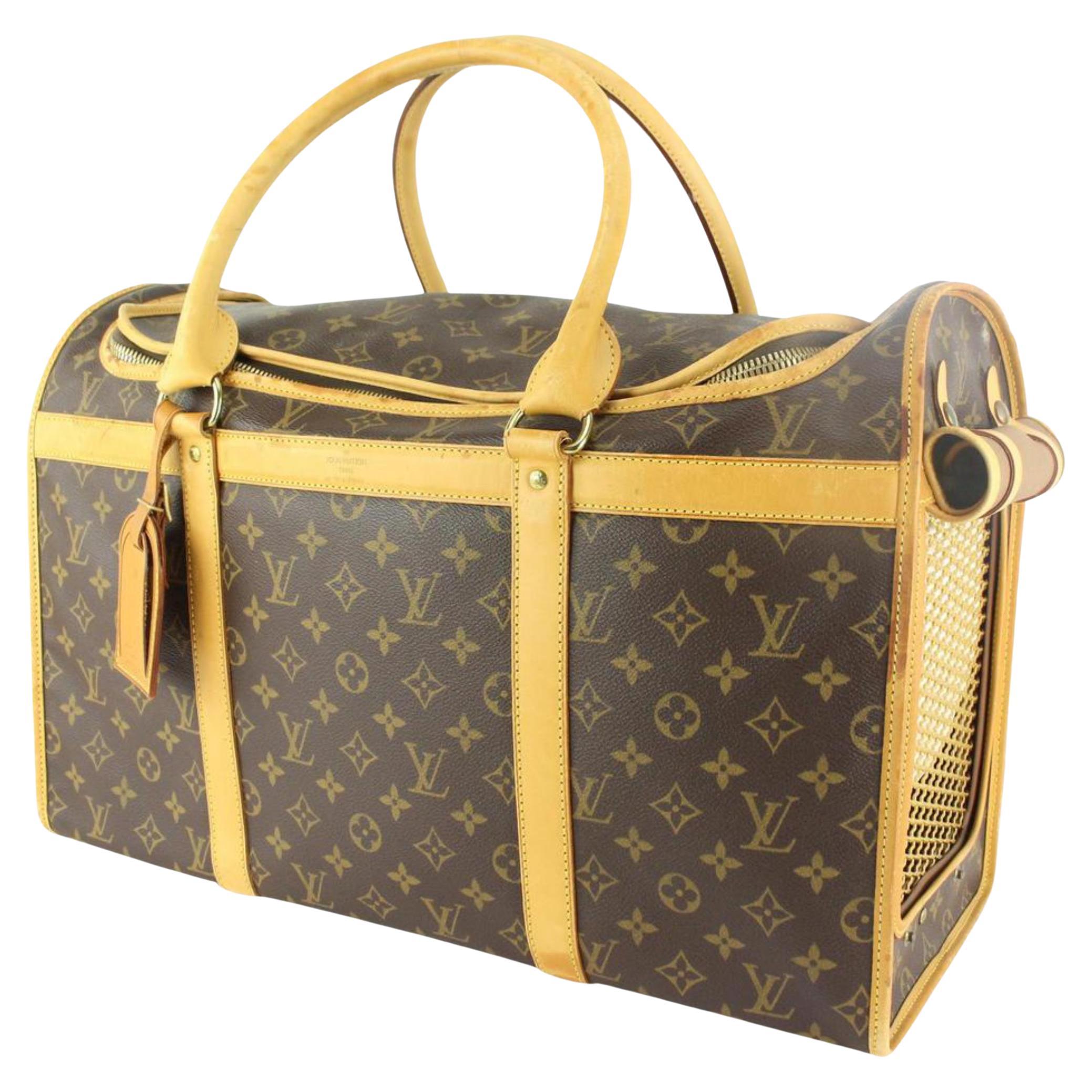 Louis Vuitton Monogram Baxter PM Dog Carrier Pet Bag 107lv38