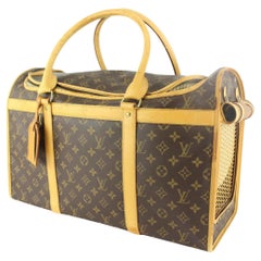 Louis Vuitton Monogram Pet Carrier 50 Sac Chien Dog 21lz531s