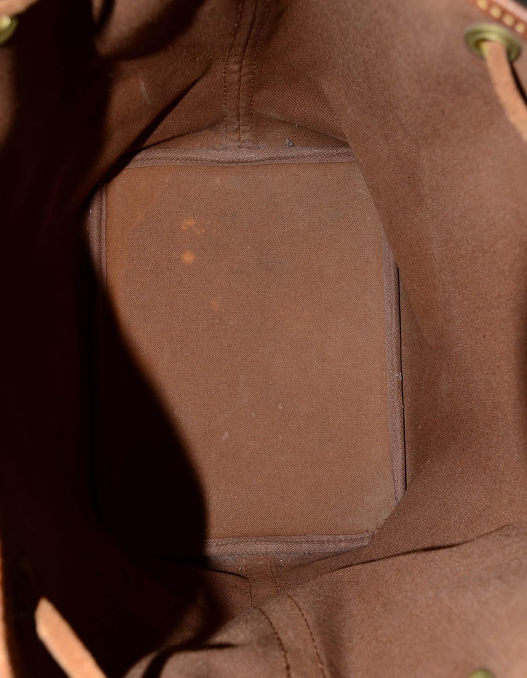Louis Vuitton Monogram Petit Noe Drawstring Bucket Hobo Bag Leather  ref.484359 - Joli Closet