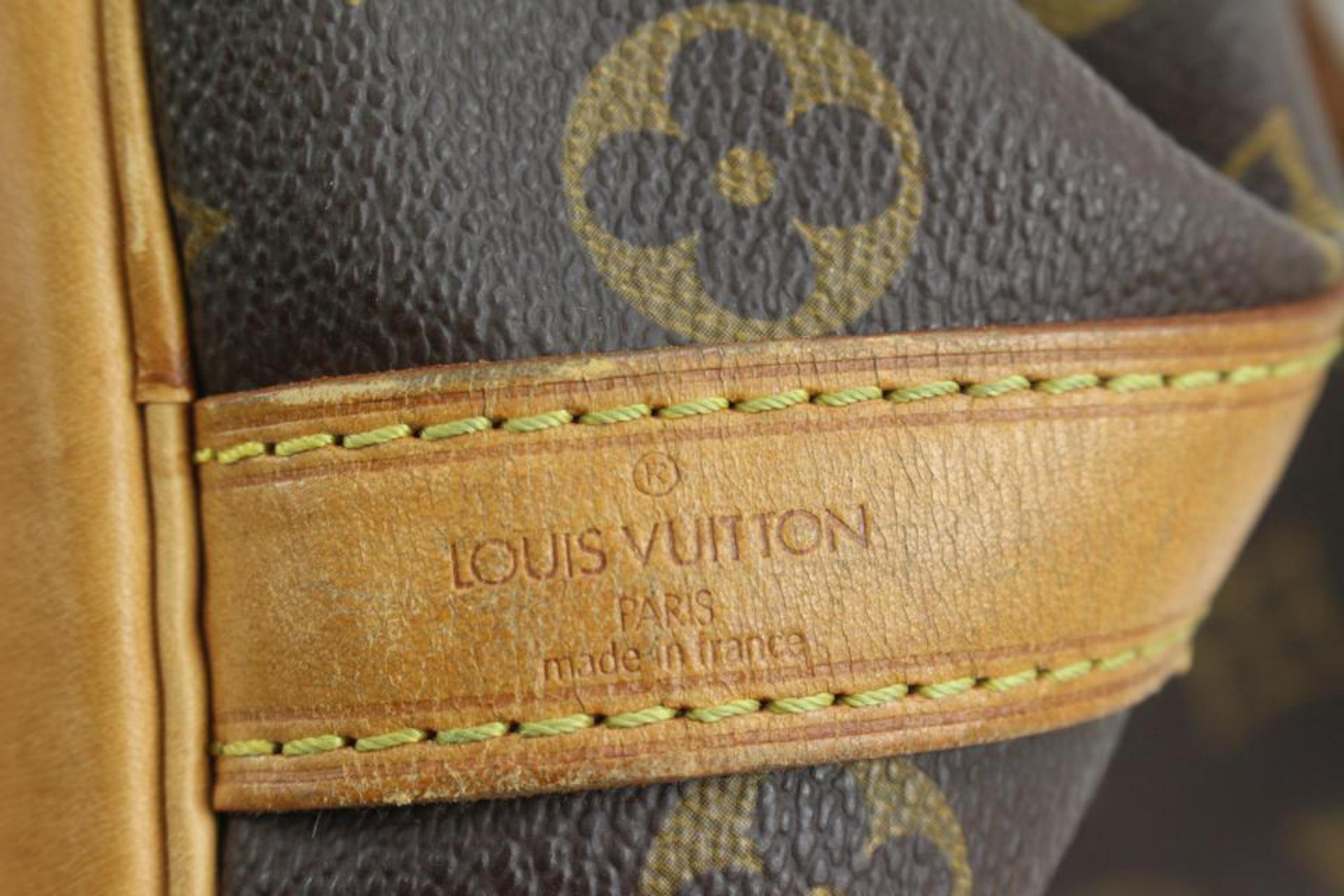 Louis Vuitton Monogram Petit Noe Bucket Hobo mit Kordelzug 44lk91 (Braun) im Angebot