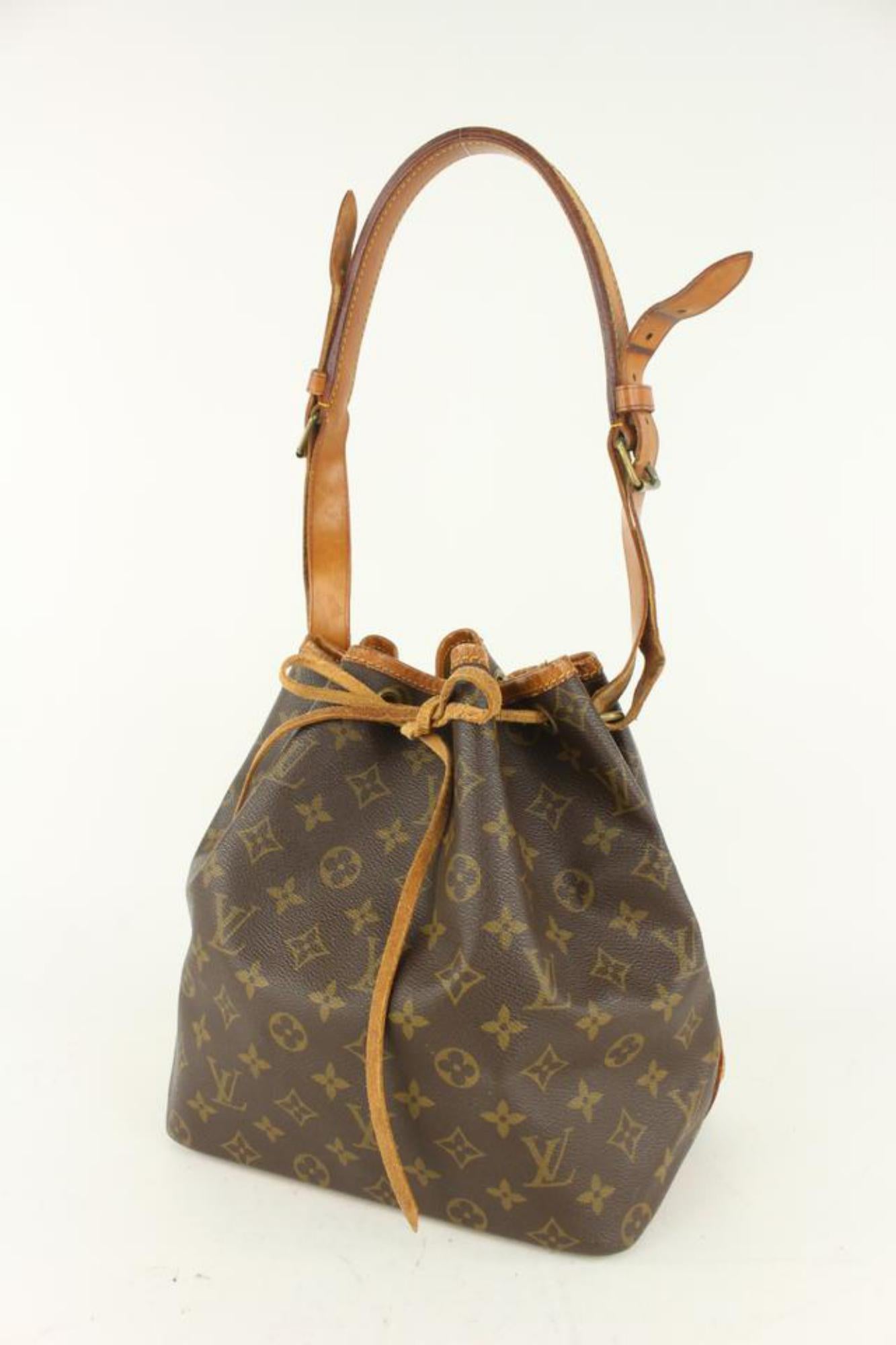 Louis Vuitton Monogram Petit Noe Drawstring Bucket Hobo Bag 1019lv24 For Sale 4