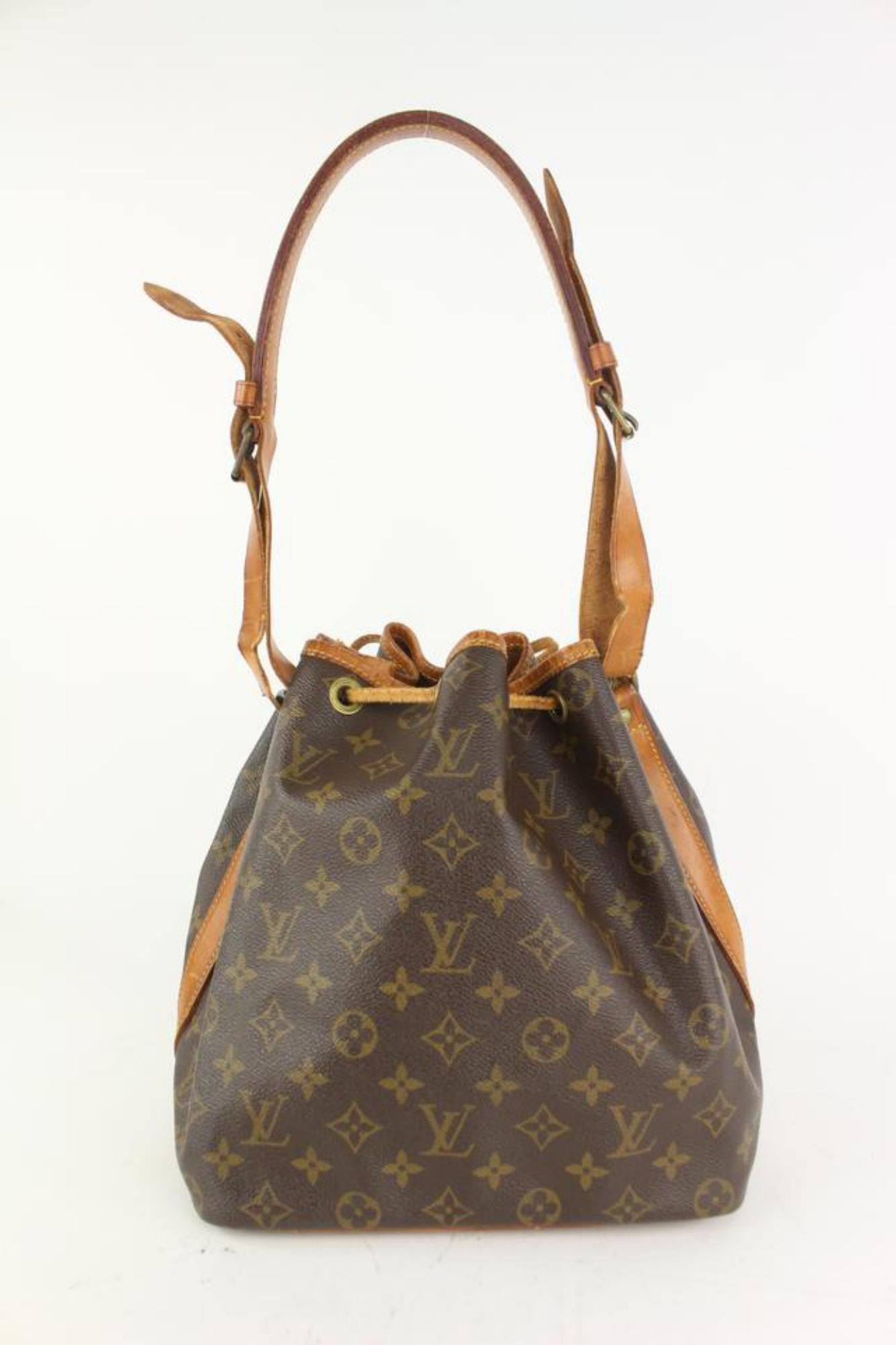 Louis Vuitton Monogram Petit Noe Drawstring Bucket Hobo Bag 1019lv24 For Sale 1
