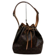 Louis Vuitton Monogram Petit Noe Drawstring Bucket Hobo Bag 862514