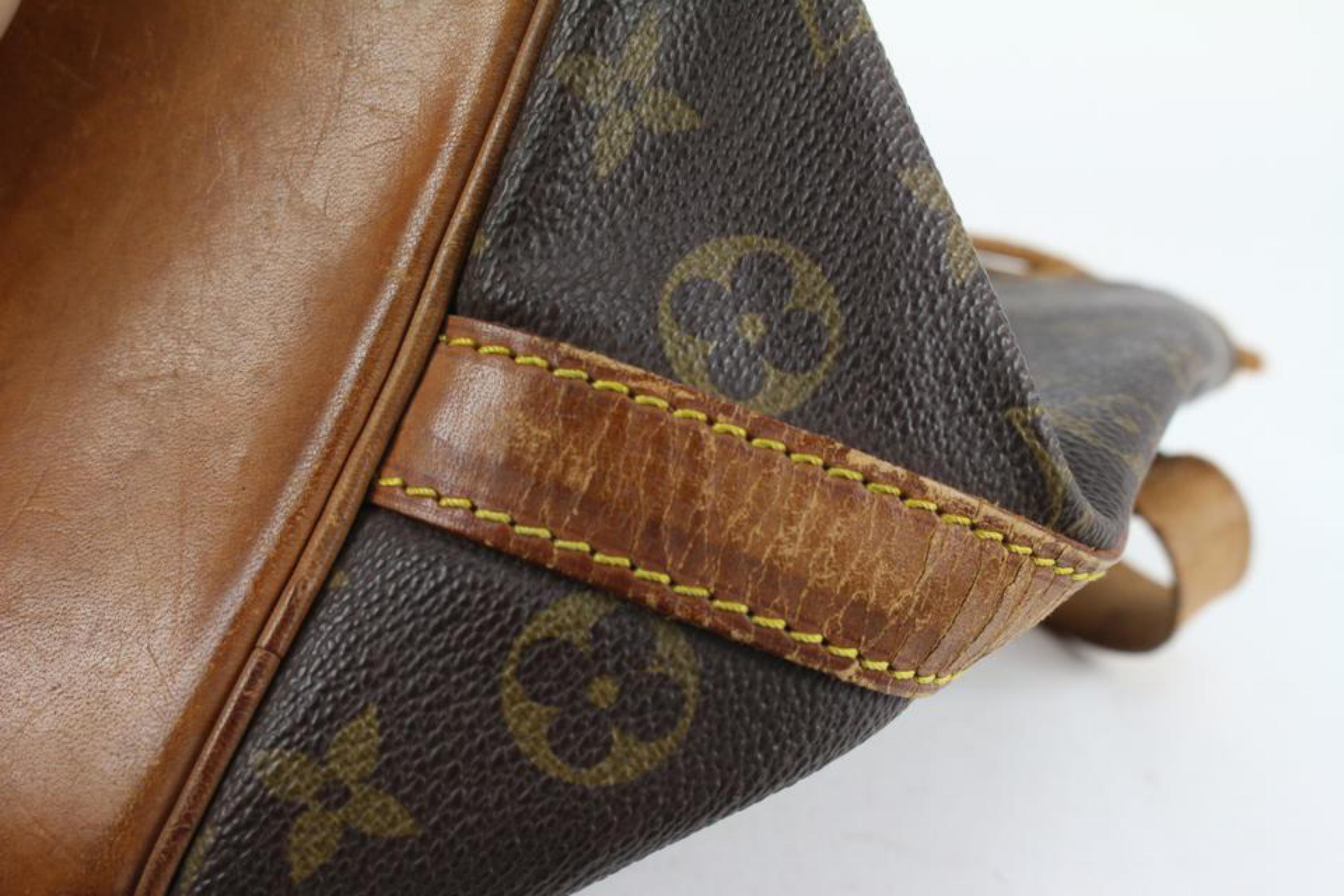 Louis Vuitton Monogram Petit Noe Eimer-Hobo-Tasche mit Kordelzug 8LV1027 mit Kordelzug im Angebot 5