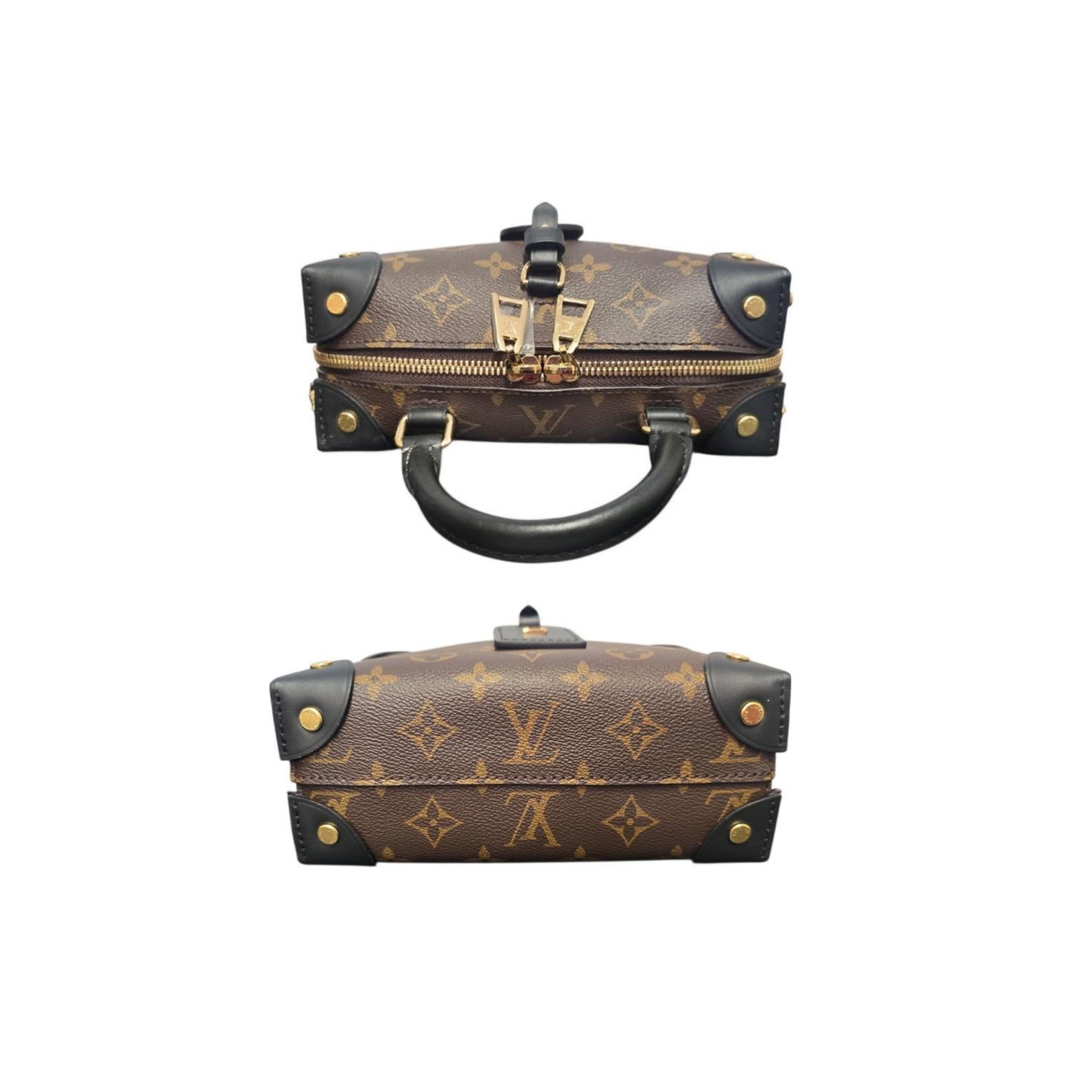 Louis Vuitton Monogram Petite Malle Souple Top Handle Crossbody in vendita 1