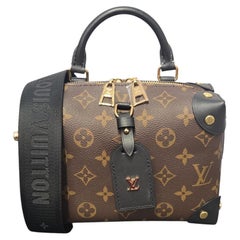 Crossbody de asa superior Louis Vuitton Monogram Petite Malle Souple
