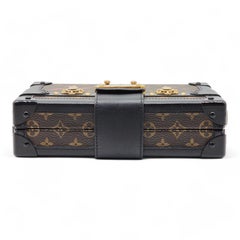 Louis Vuitton Monogram Petite Malle Trunk Borsa a tracolla in marrone