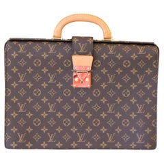 Louis Vuitton Monogramm Briefcase, Louis Vuitton President Case at 1stDibs