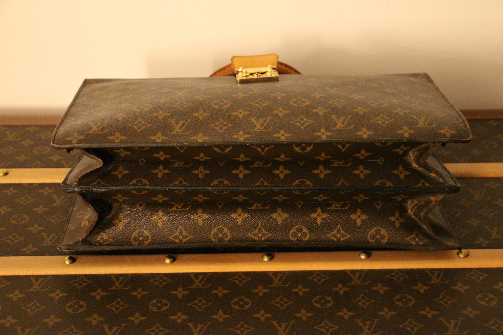 Louis Vuitton Monogram Pilot or Doctor's Briefcase, Louis vuitton Serviette 6