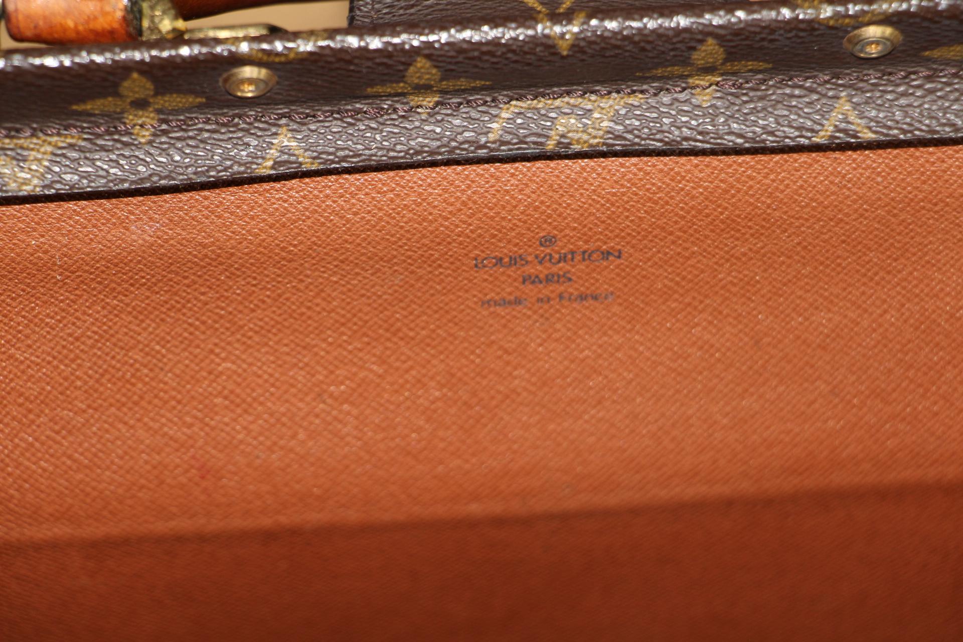 Louis Vuitton Monogram Pilot or Doctor's Briefcase, Louis vuitton Serviette For Sale 6