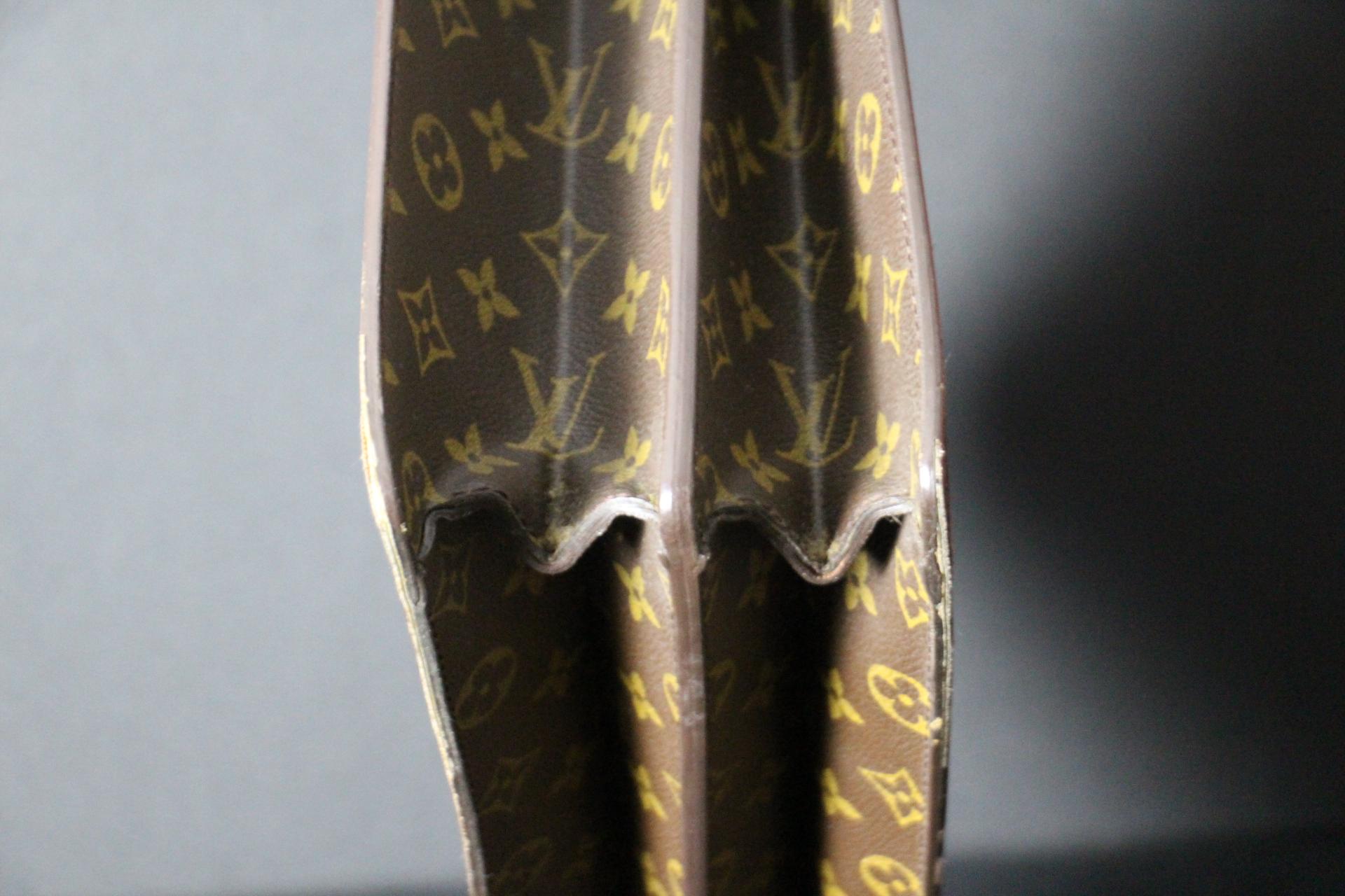 Louis Vuitton Monogram Pilot or Doctor's Briefcase, Louis vuitton Serviette 6