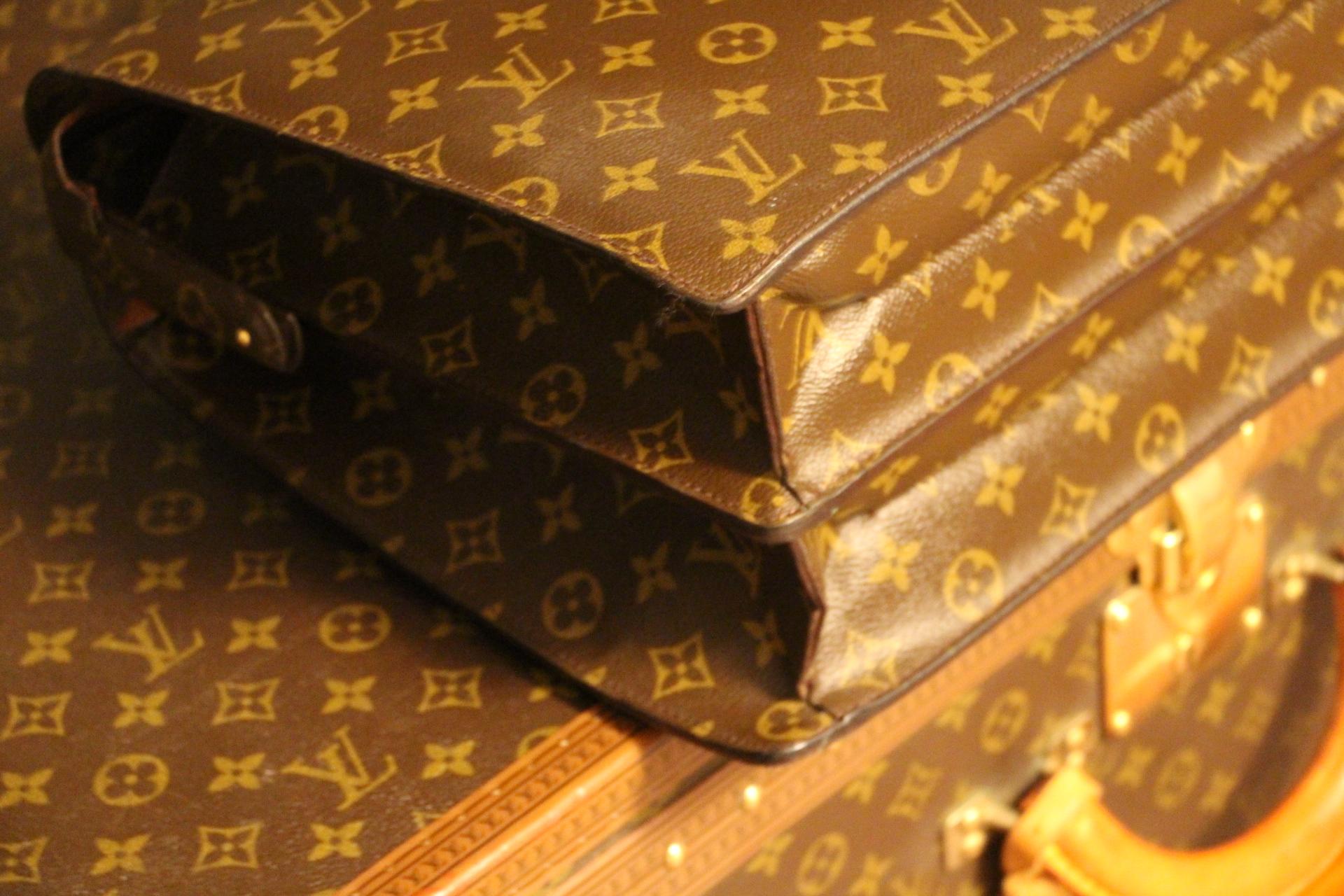 Louis Vuitton Monogram Pilot or Doctor's Briefcase, Louis vuitton Serviette 4