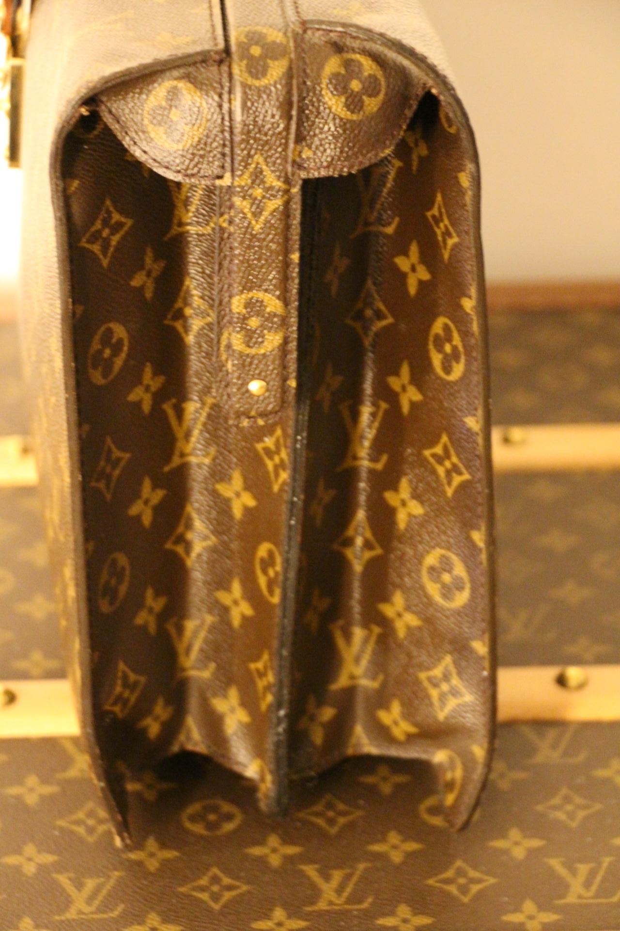 Louis Vuitton Monogram Pilot or Doctor's Briefcase, Louis vuitton Serviette 11