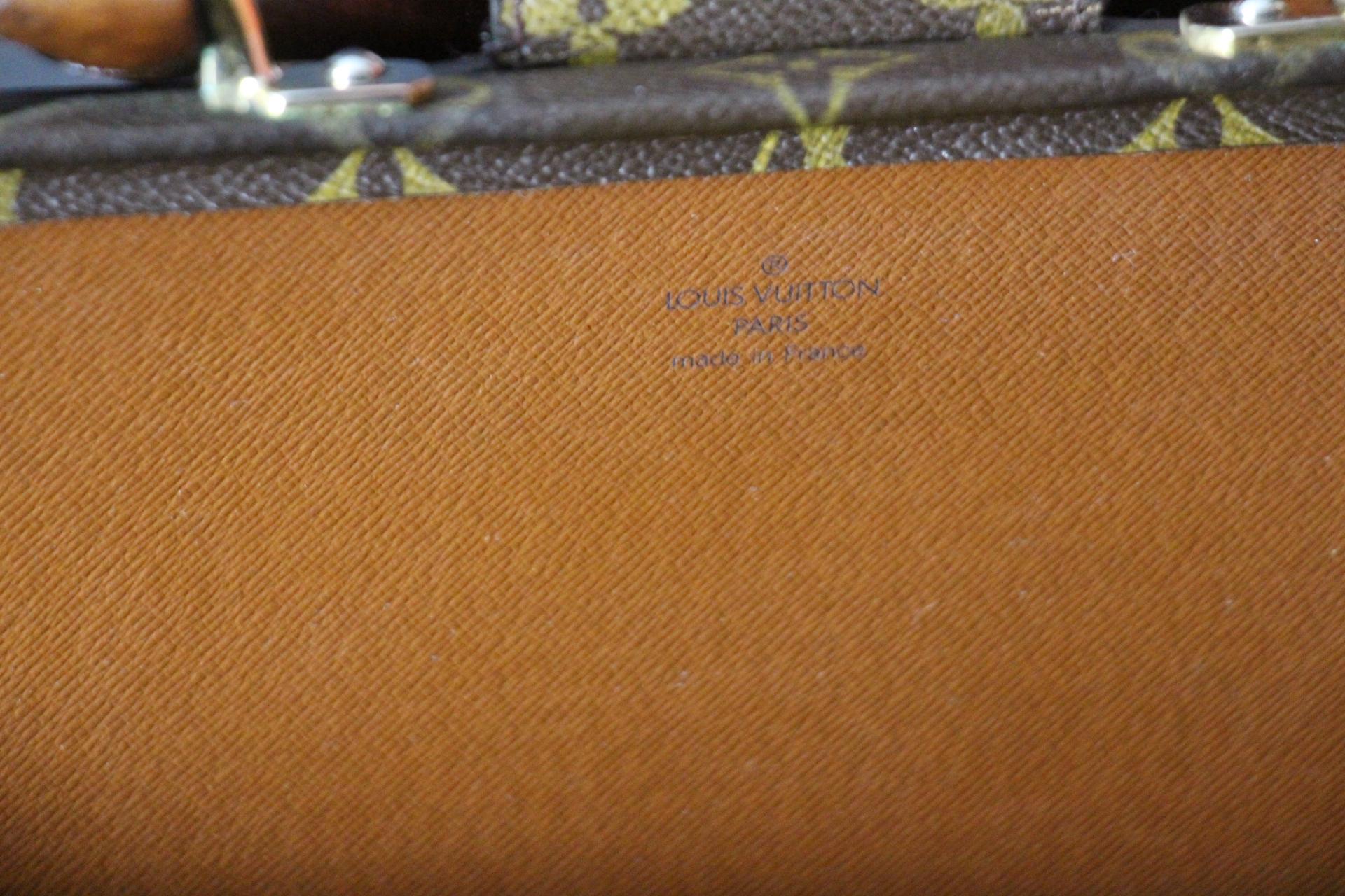Louis Vuitton Monogram Pilot or Doctor's Briefcase, Louis vuitton Serviette For Sale 12