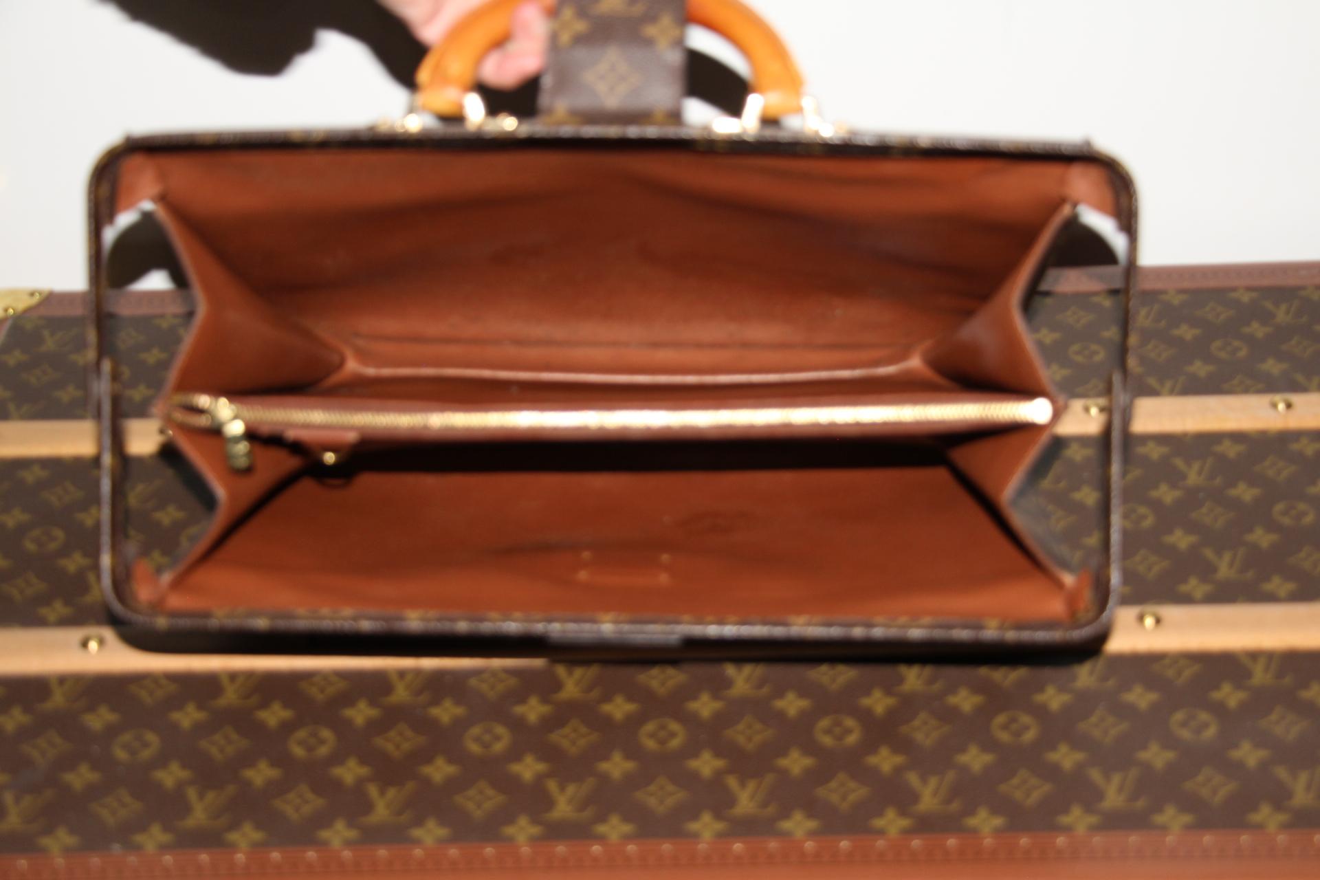 Louis Vuitton Monogram Pilot or Doctor's Briefcase, Louis vuitton Serviette 3