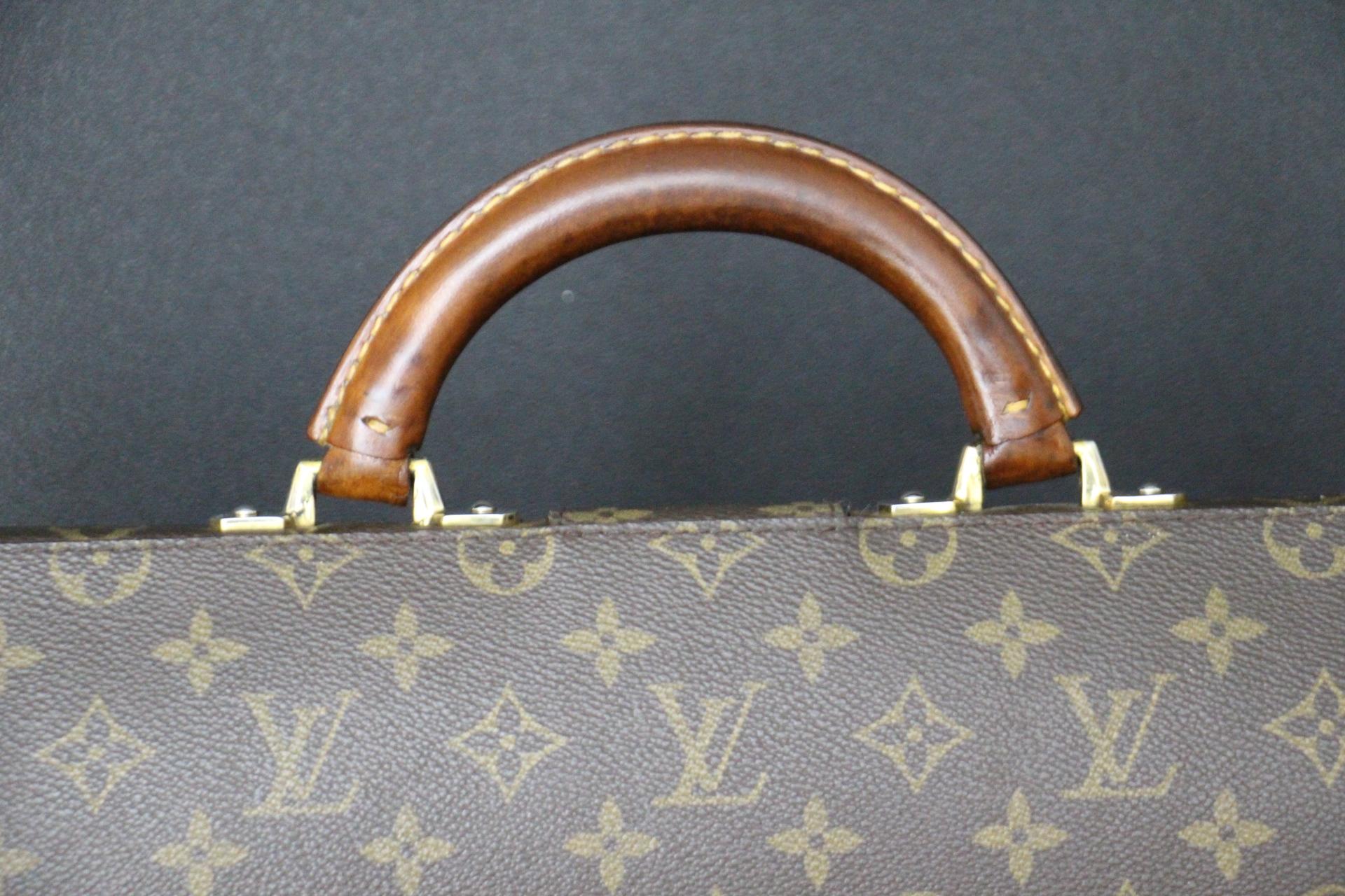 Louis Vuitton Monogram Pilot or Doctor's Briefcase, Louis vuitton Serviette For Sale 3
