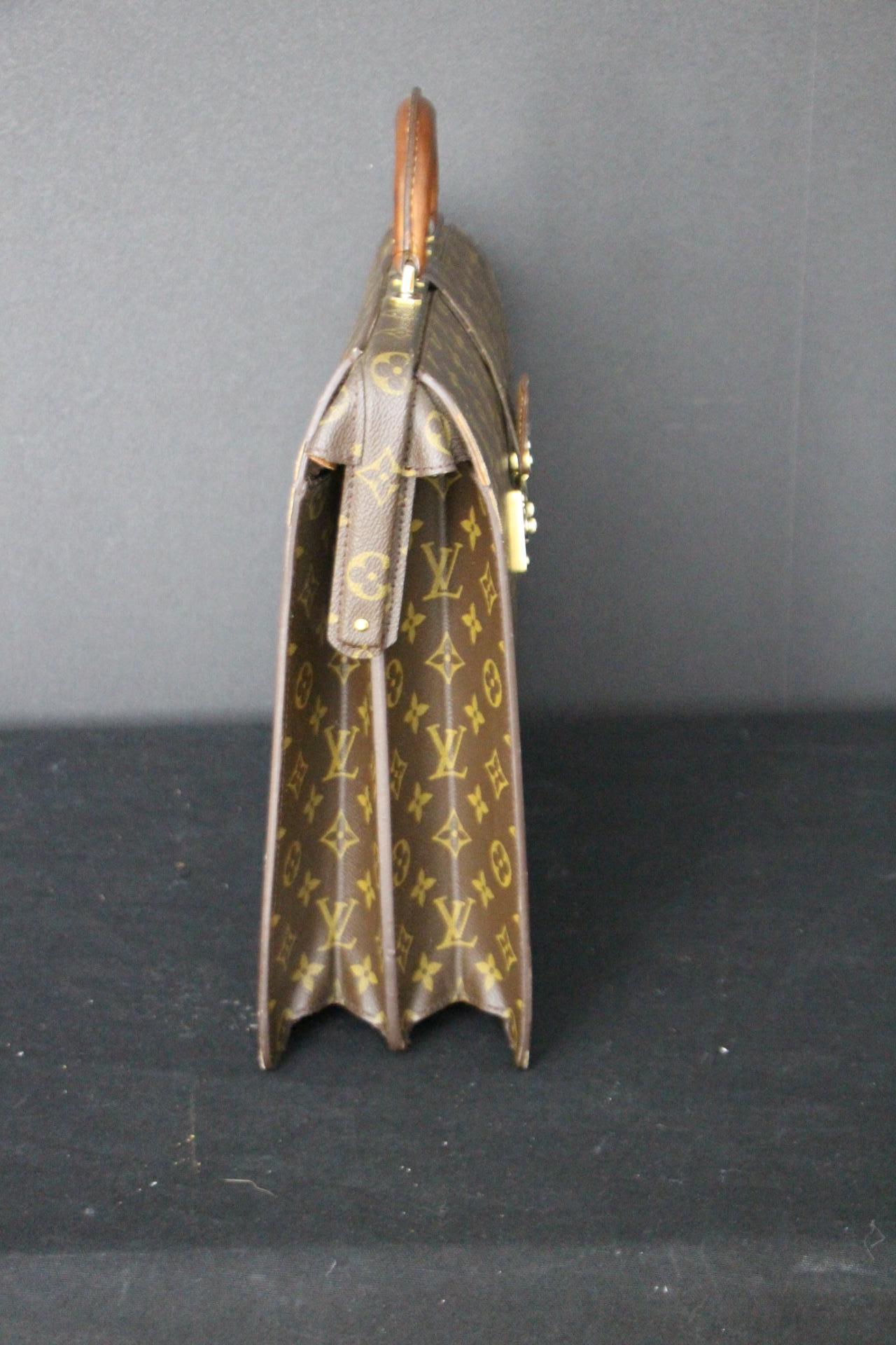Louis Vuitton Monogram Pilot or Doctor's Briefcase, Louis vuitton Serviette 3