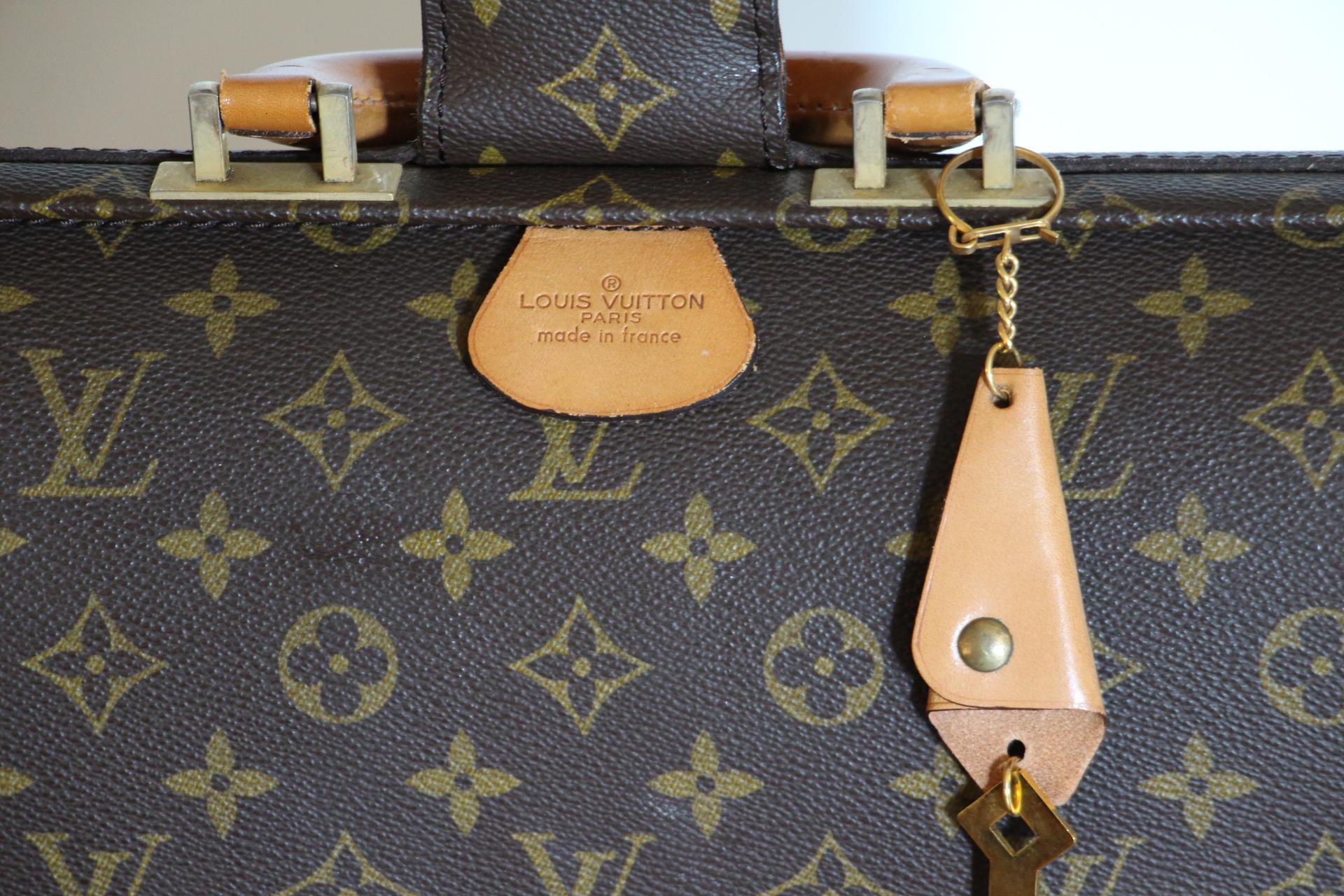 Louis Vuitton Monogram Pilot or Doctor's Briefcase, Louis vuitton Serviette For Sale 5