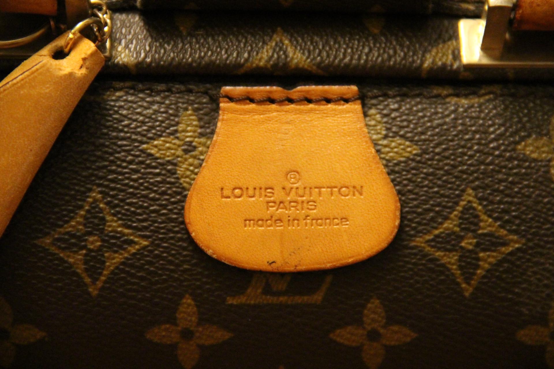 Louis Vuitton Monogram Pilot or Doctor's Briefcase, Louis vuitton Serviette For Sale 4