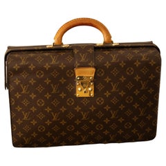 Vintage Louis Vuitton Monogram Pilot or Doctor's Briefcase, Louis vuitton Serviette