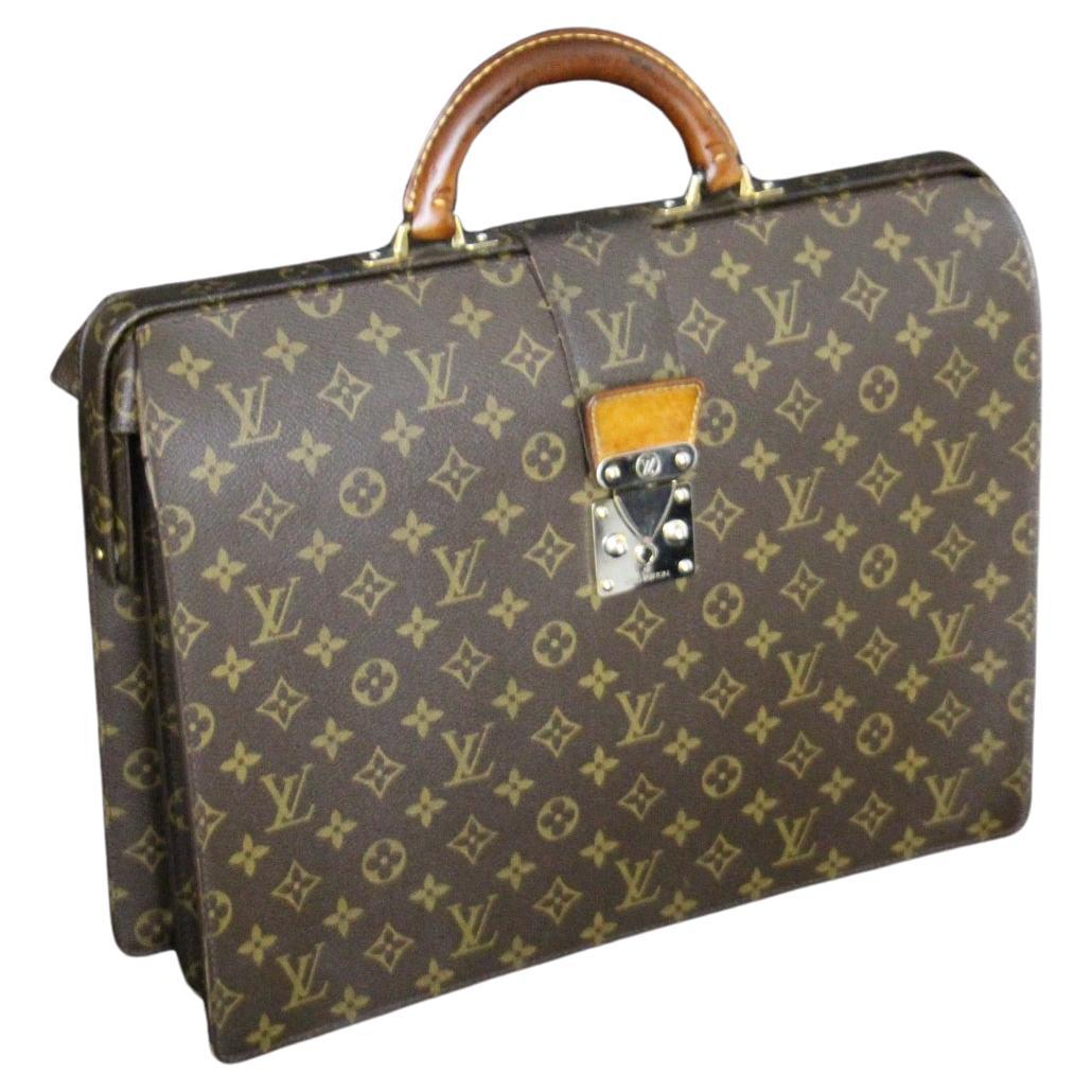 Louis Vuitton Monogram Pilot or Doctor's Briefcase, Louis vuitton Serviette For Sale