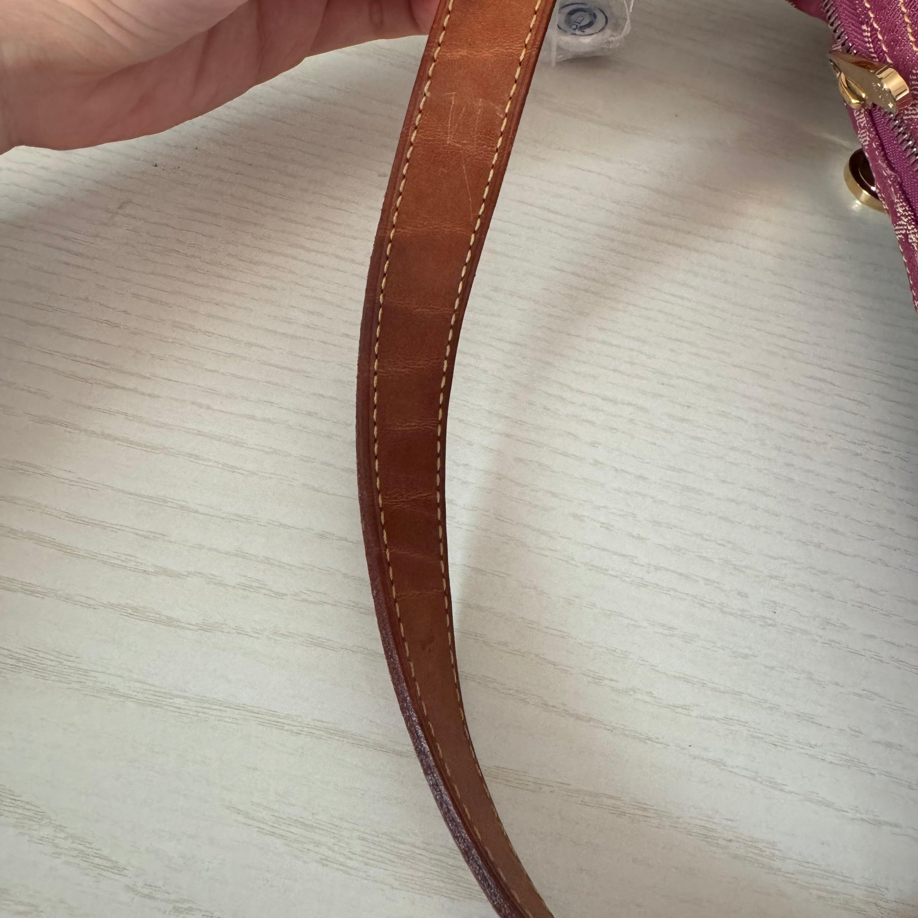 Louis Vuitton Monogram Pink Denim Baggy PM Shoulder Bag 14