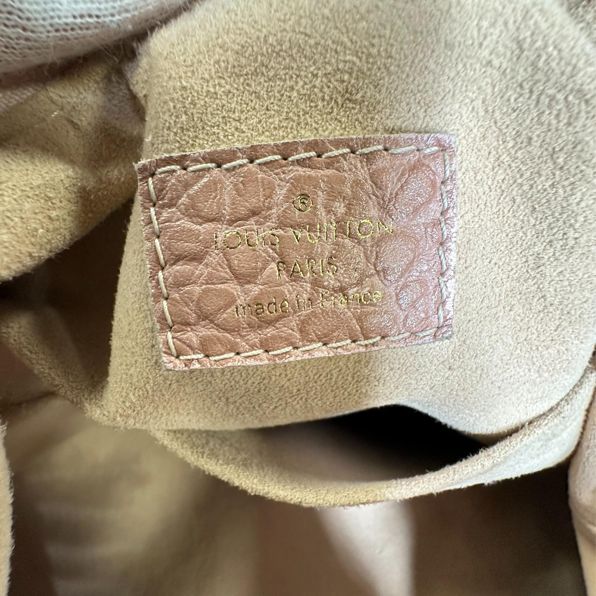 Louis Vuitton Monogram Pink Denim Slightly Shoulder Bag 4