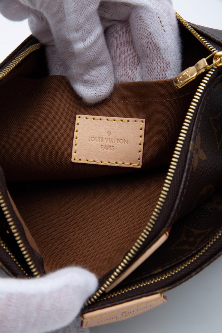 Louis Vuitton Monogram Pink Strap Multi Pochette Crossbody Bag (2020)