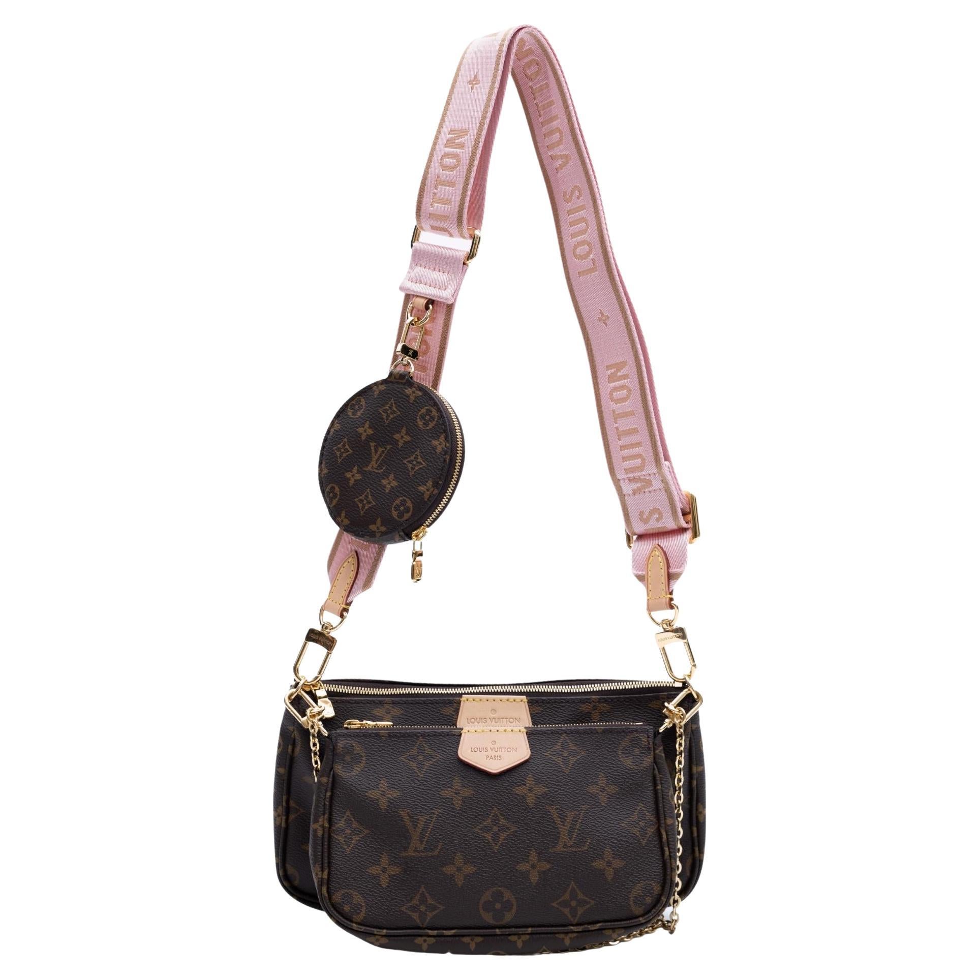 Louis Vuitton Multi Pochette Bag With Pink Strap – LuxuryPromise