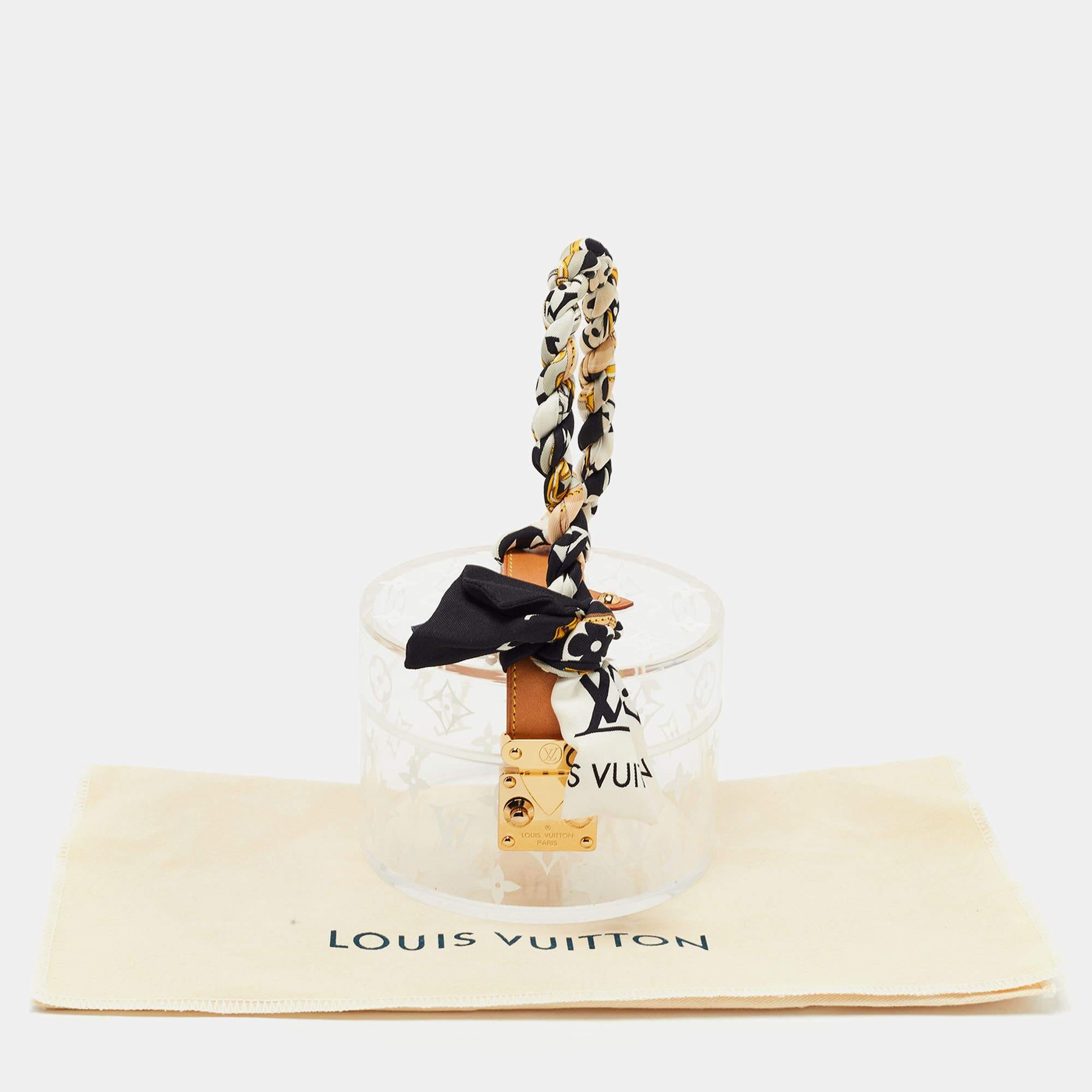 Louis Vuitton Monogram Plexiglass And Leather Box Scott 3