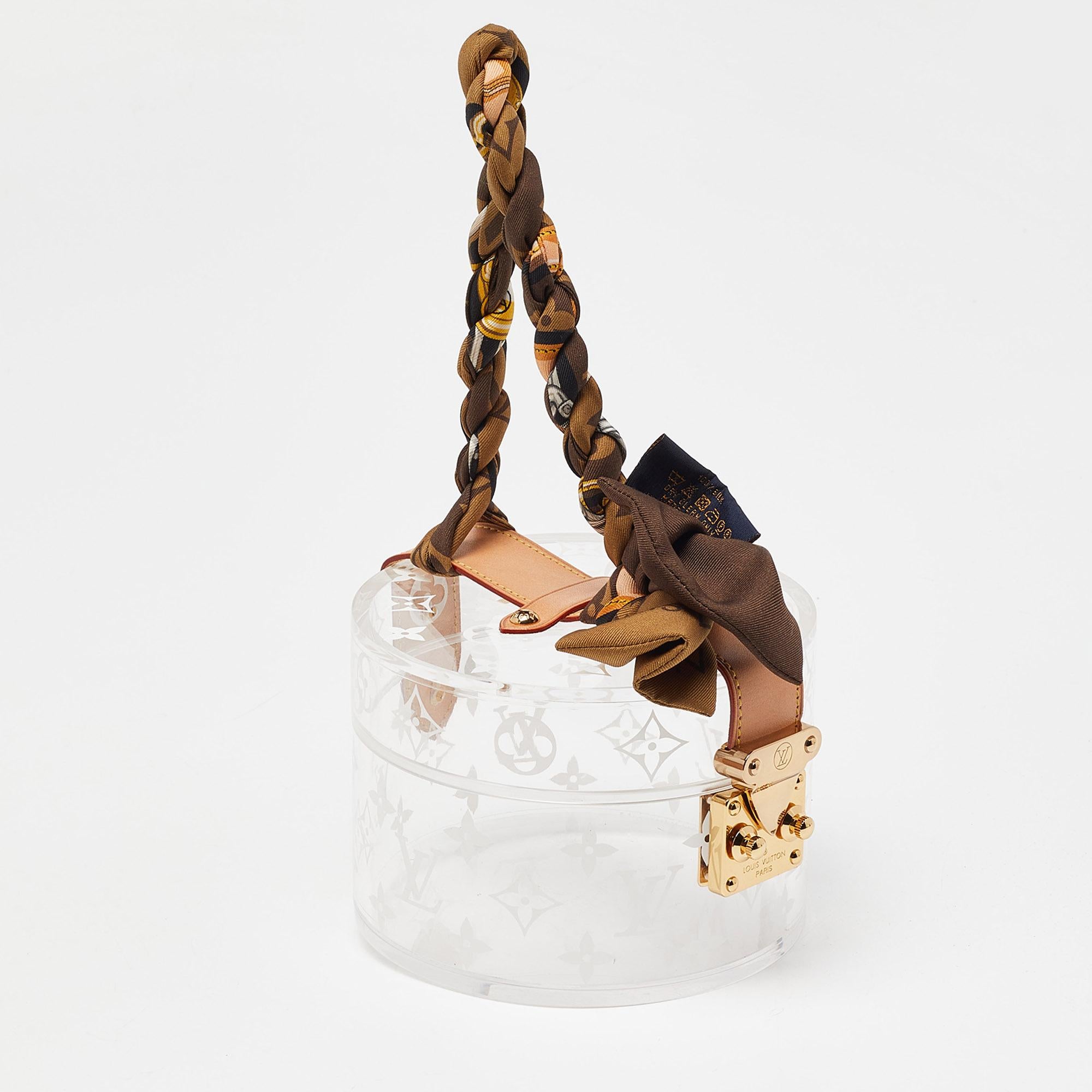 Louis vuitton acrylic box bag hotsell
