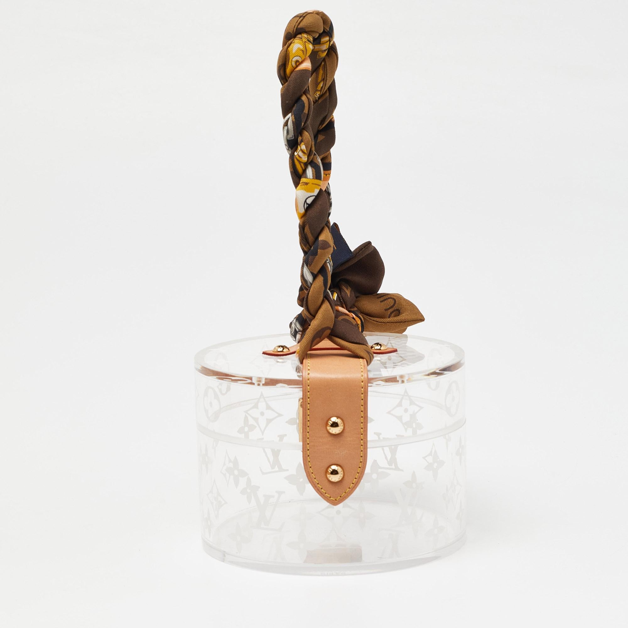Louis Vuitton Monogram Plexiglass Box Scott In Excellent Condition In Dubai, Al Qouz 2