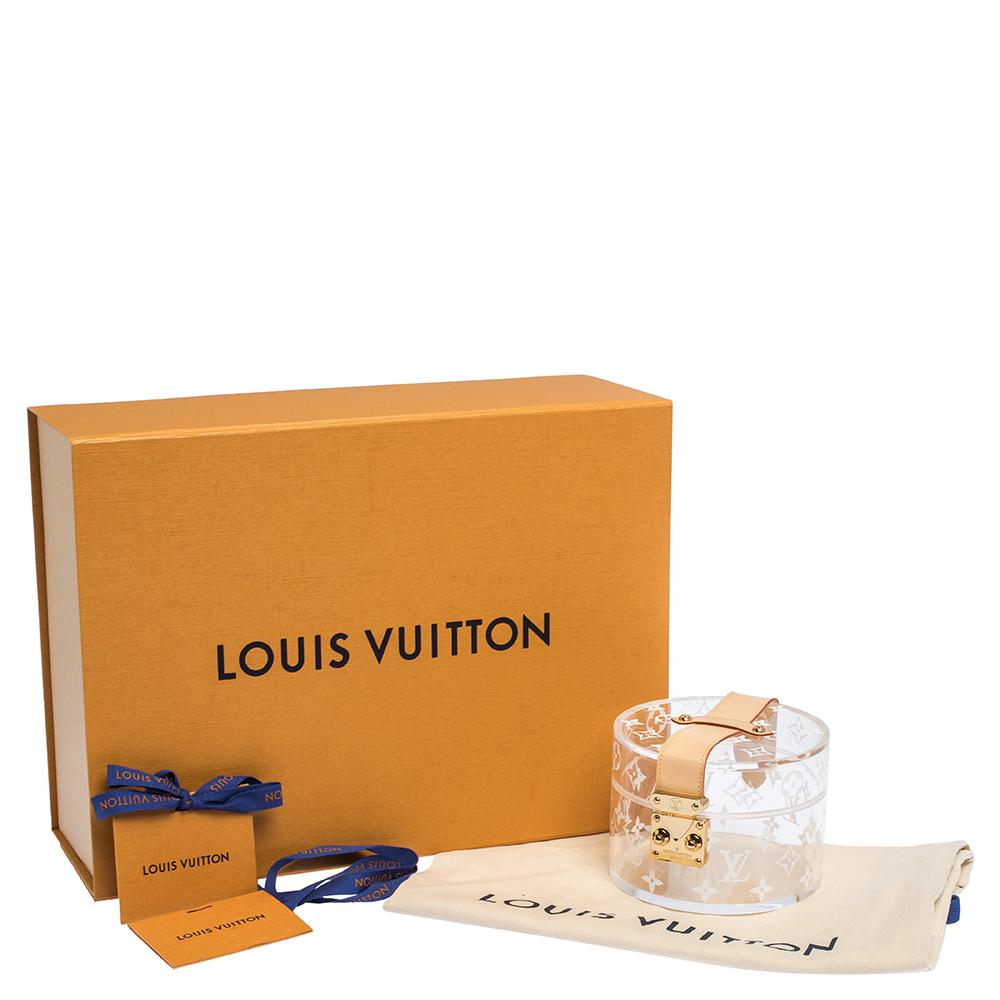 Louis Vuitton Monogram Plexiglass Box Scott In Good Condition In Dubai, Al Qouz 2