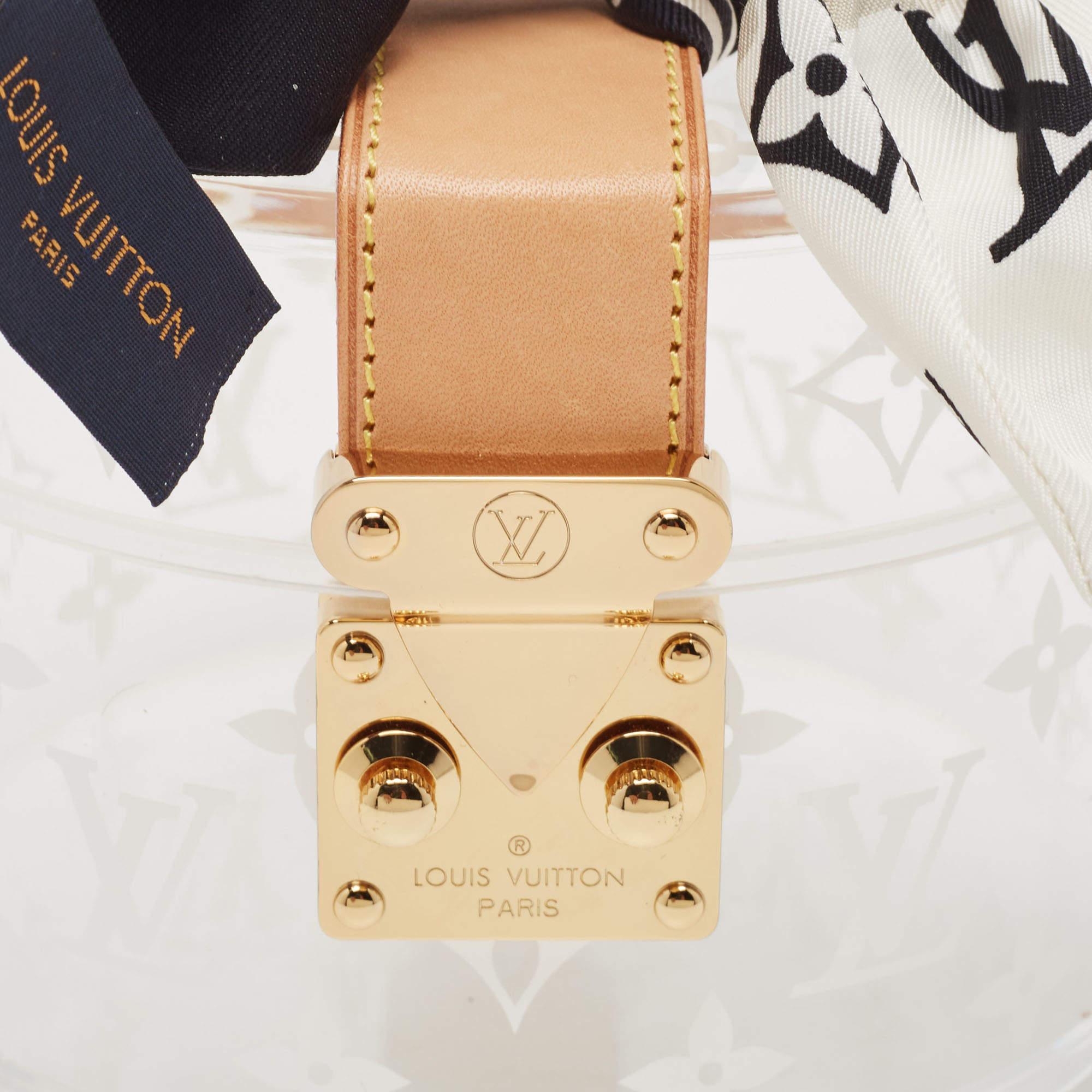 Louis Vuitton Monogram Plexiglass Scott Box and Silk Twilly 1