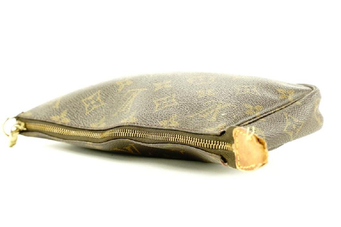 Brown Louis Vuitton Monogram Pochette Accessoires Acessory Pouch 754lvs325 For Sale