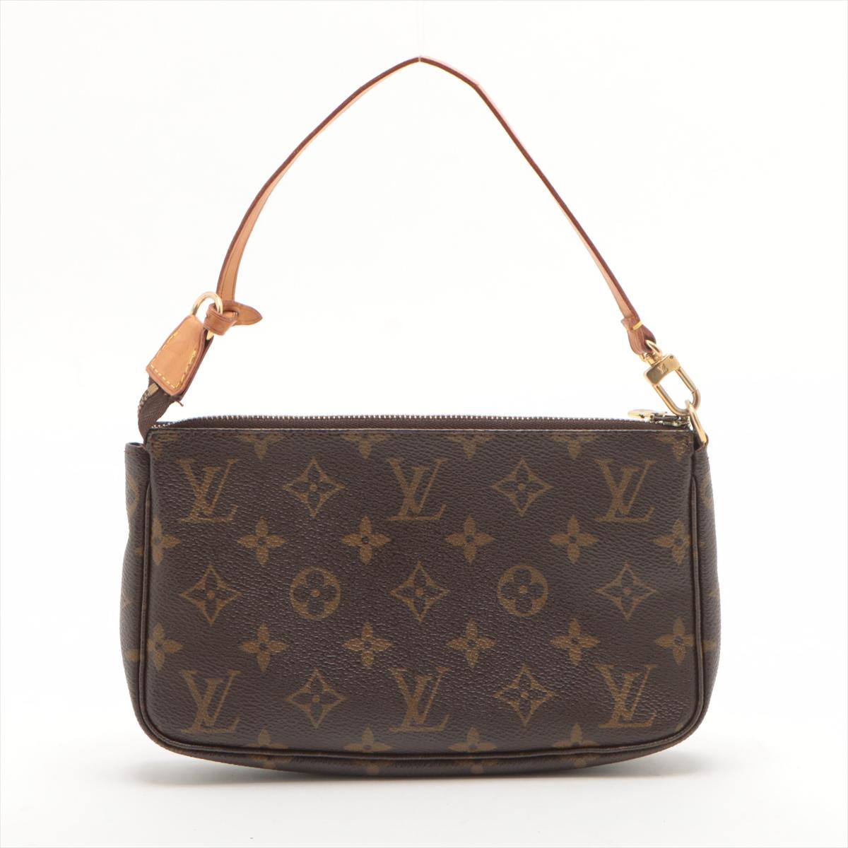 Black Louis Vuitton Monogram Pochette Accessoires