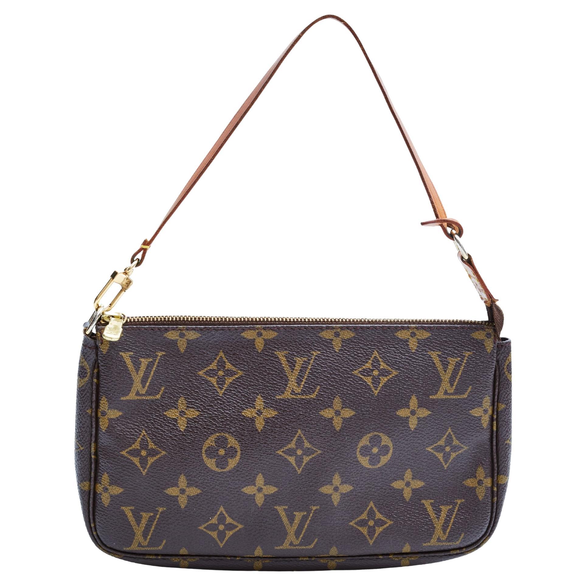 Louis Vuitton Monogram Pochette Accessories Bag 2001