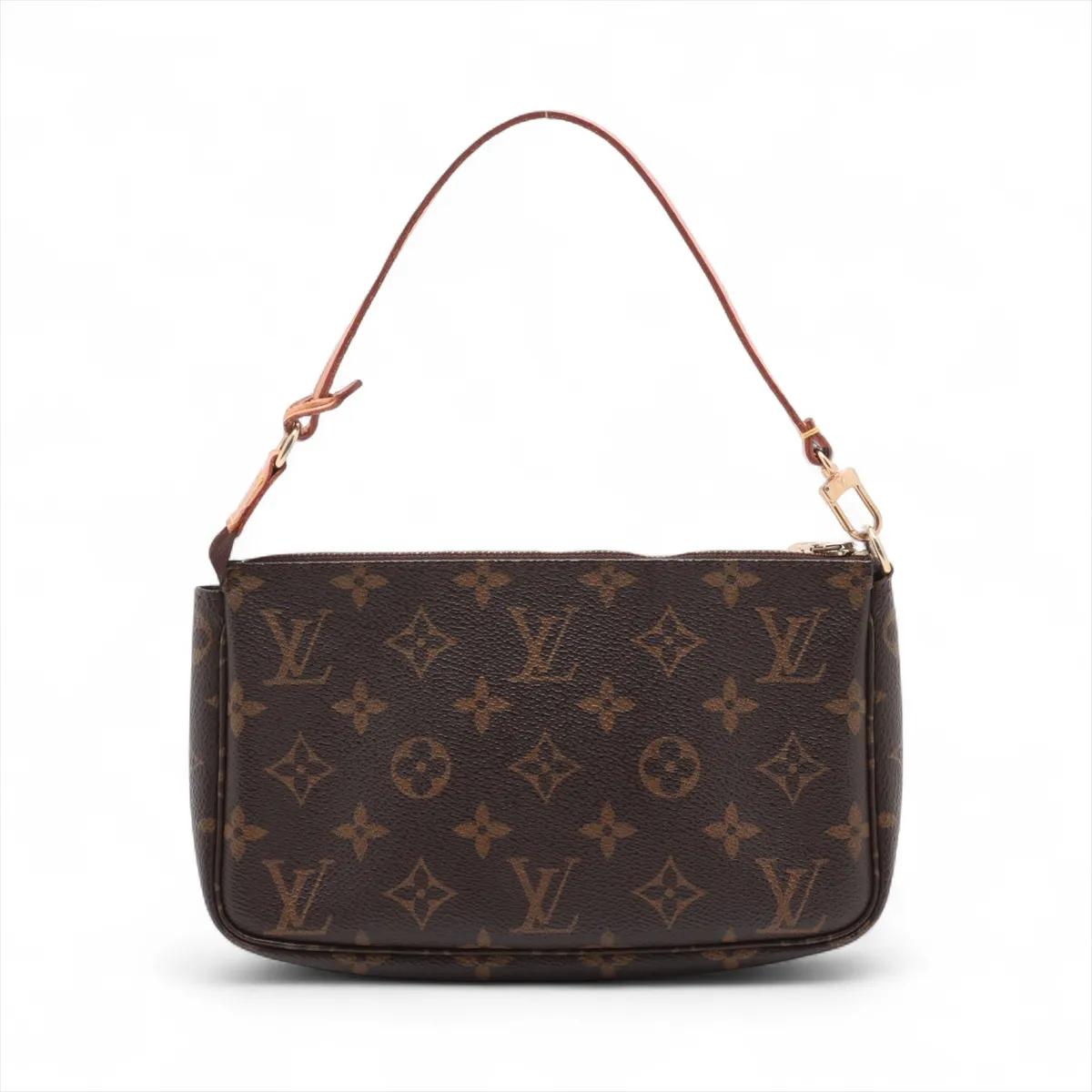 Louis Vuitton Monogram Pochette Accessories (Schwarz) im Angebot
