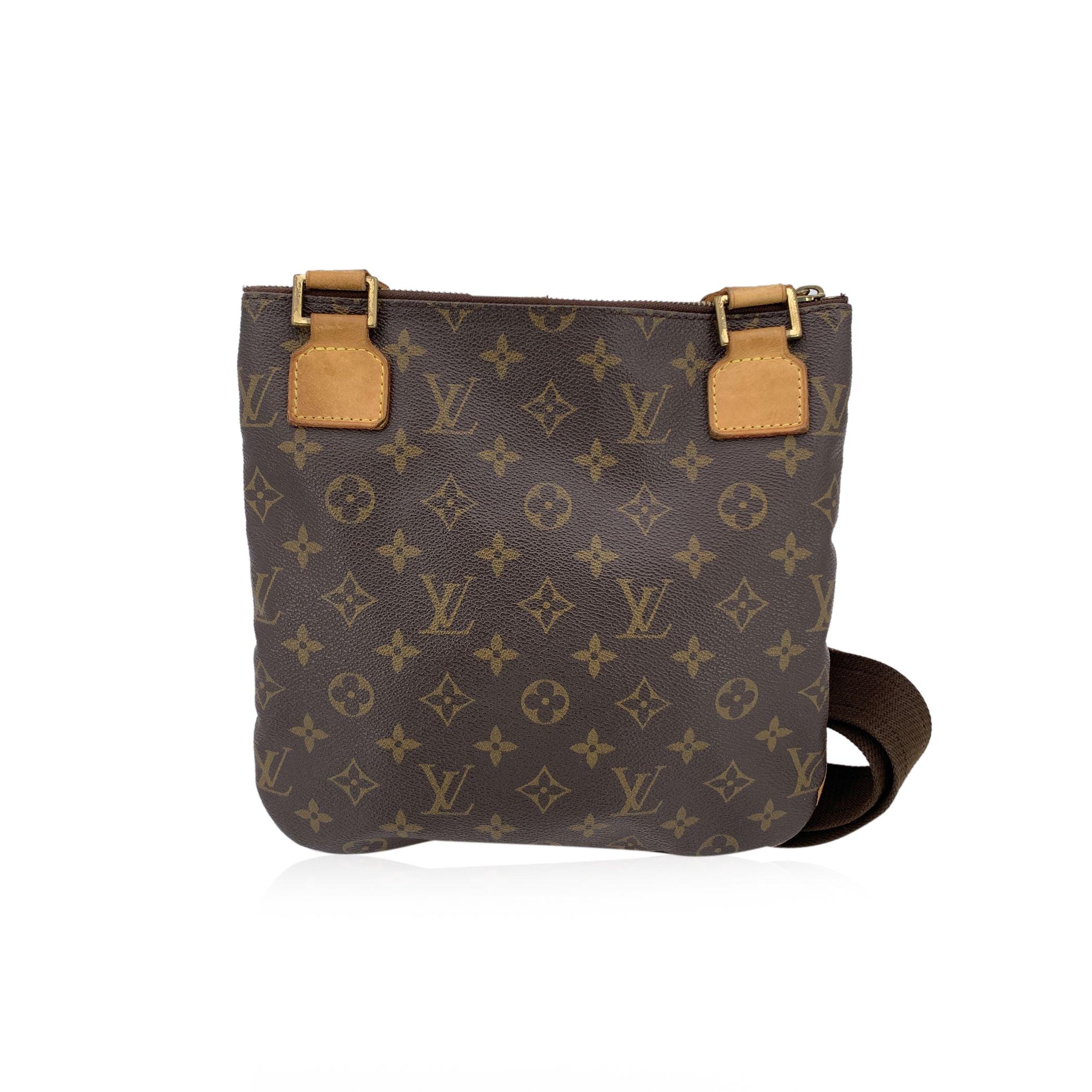 Black Louis Vuitton Monogram Pochette Bosphore Messenger Bag M40044
