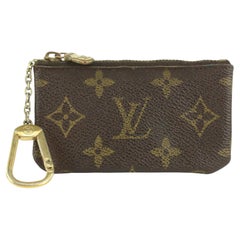 Louis Vuitton Monogram Pochette Cles Key Pouch 1020lv43