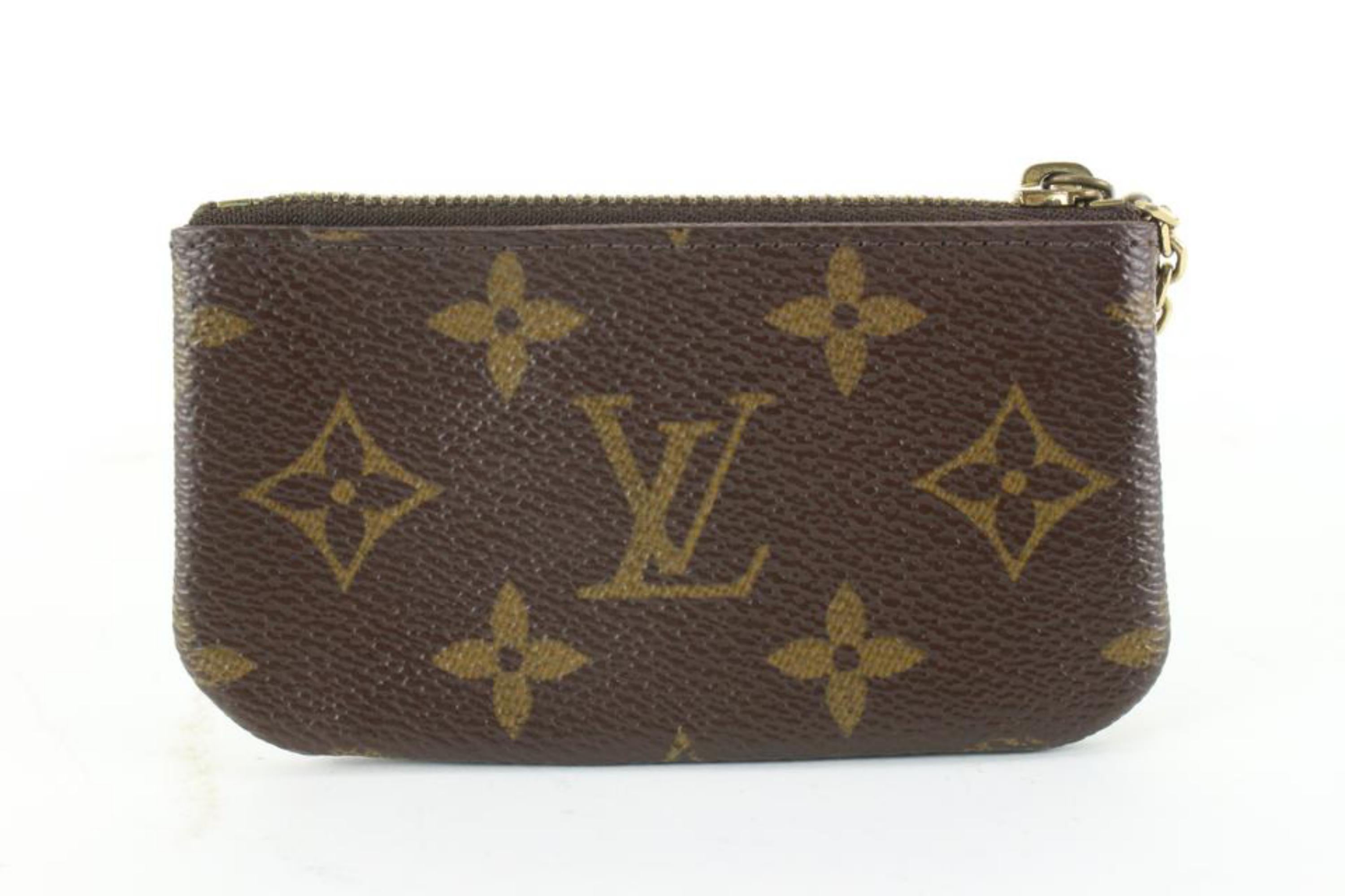 Women's Louis Vuitton Monogram Pochette Cles Key Pouch 15lk76s