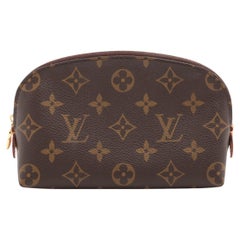 Louis Vuitton Monogram Pochette Cosmetic Brown Pouch