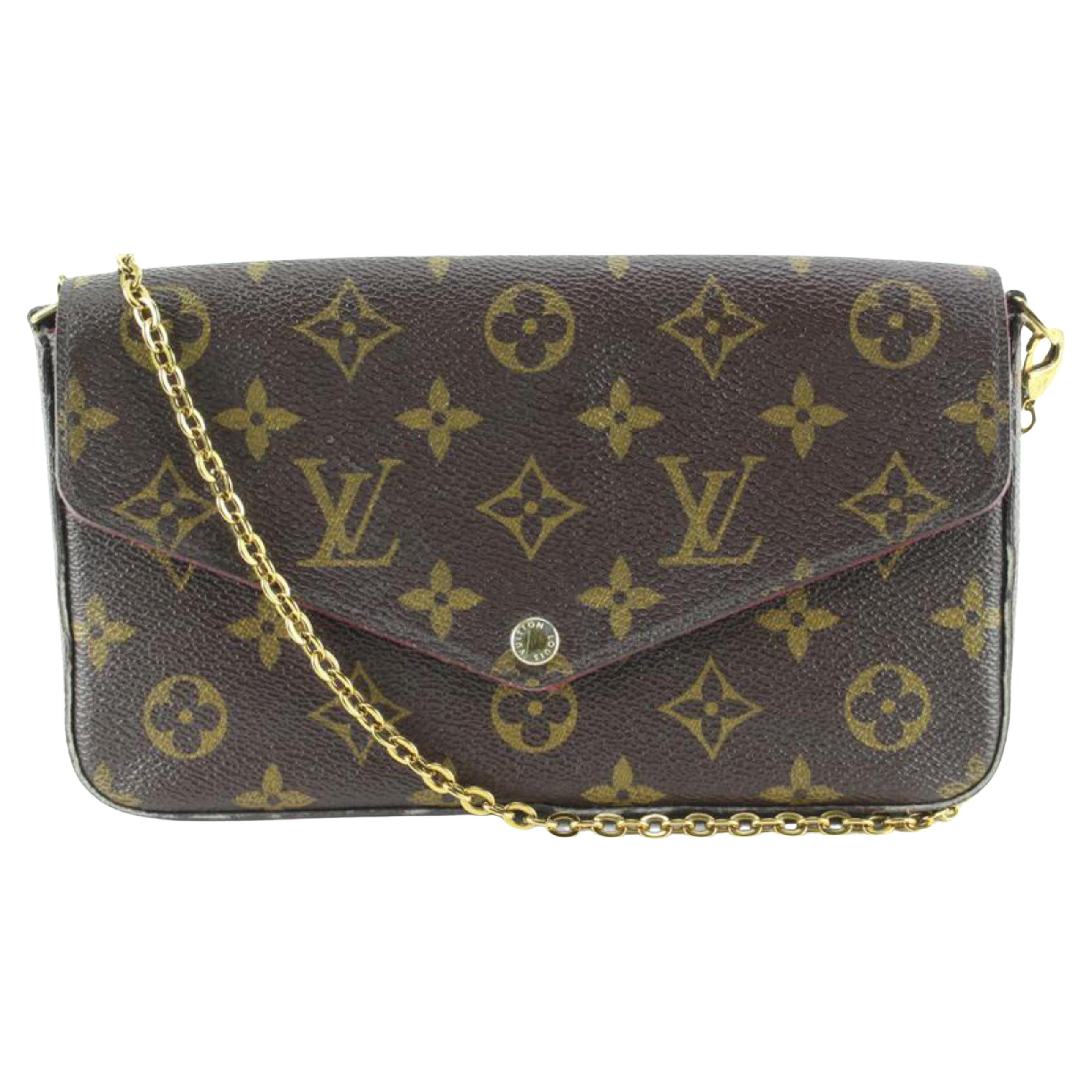 Louis Vuitton Monogram Pochette Felicie Crossbody Bag 1LVL621