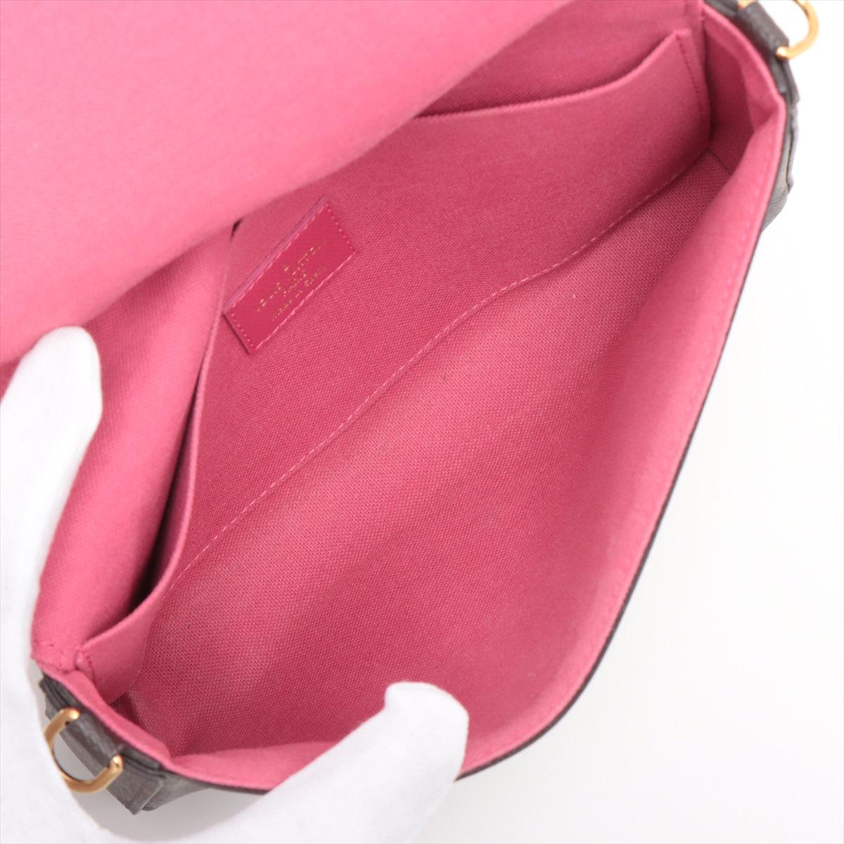 Louis Vuitton Monogram Pochette Felicie Vivienne Hollywood Fuchsia Pink 3